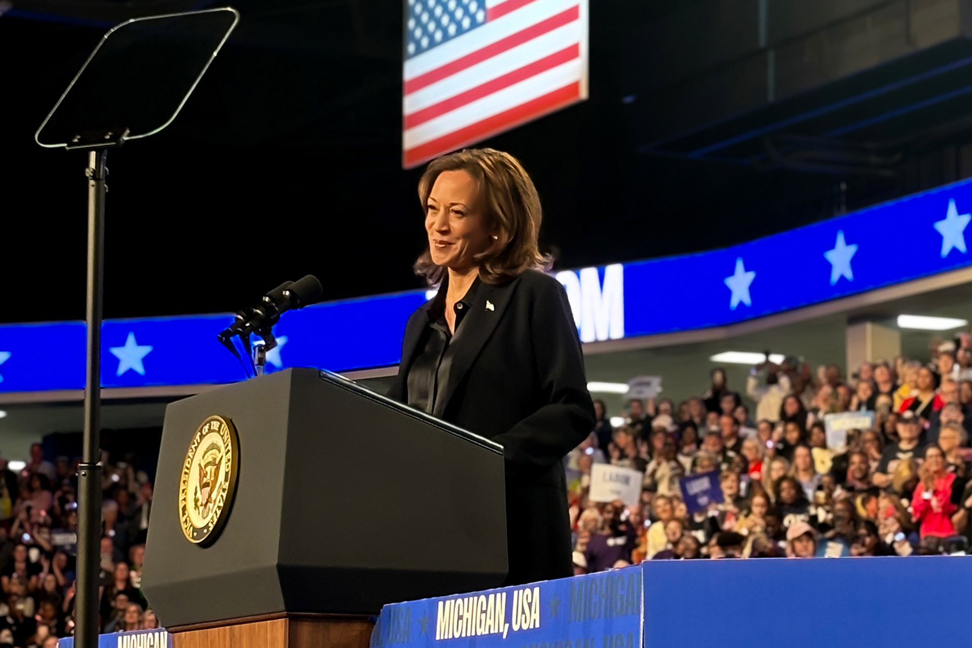 Kamala Harris Rally, Flint MI 2024