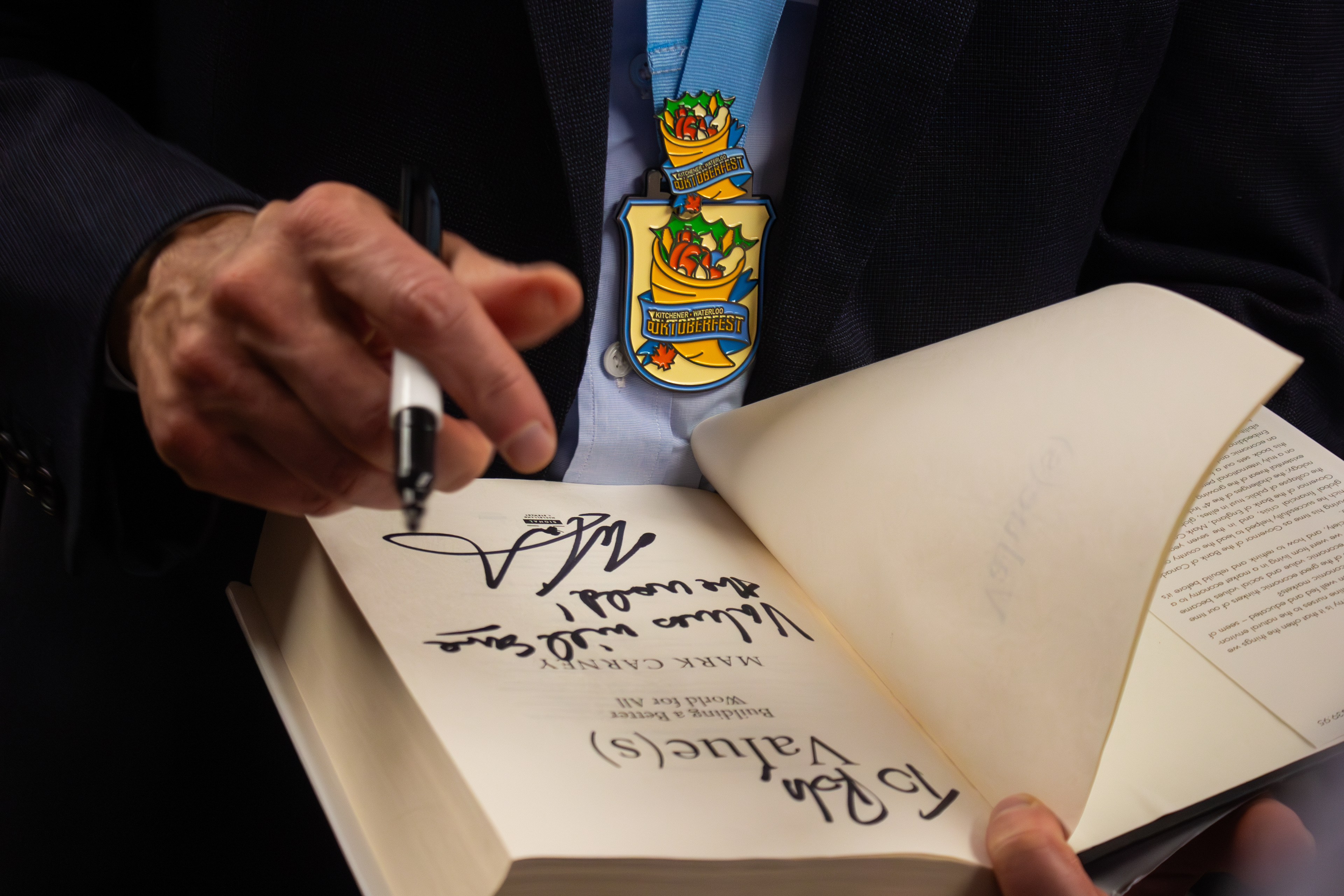 Mark Carney at Oktoberfest, Breslau ON 2025