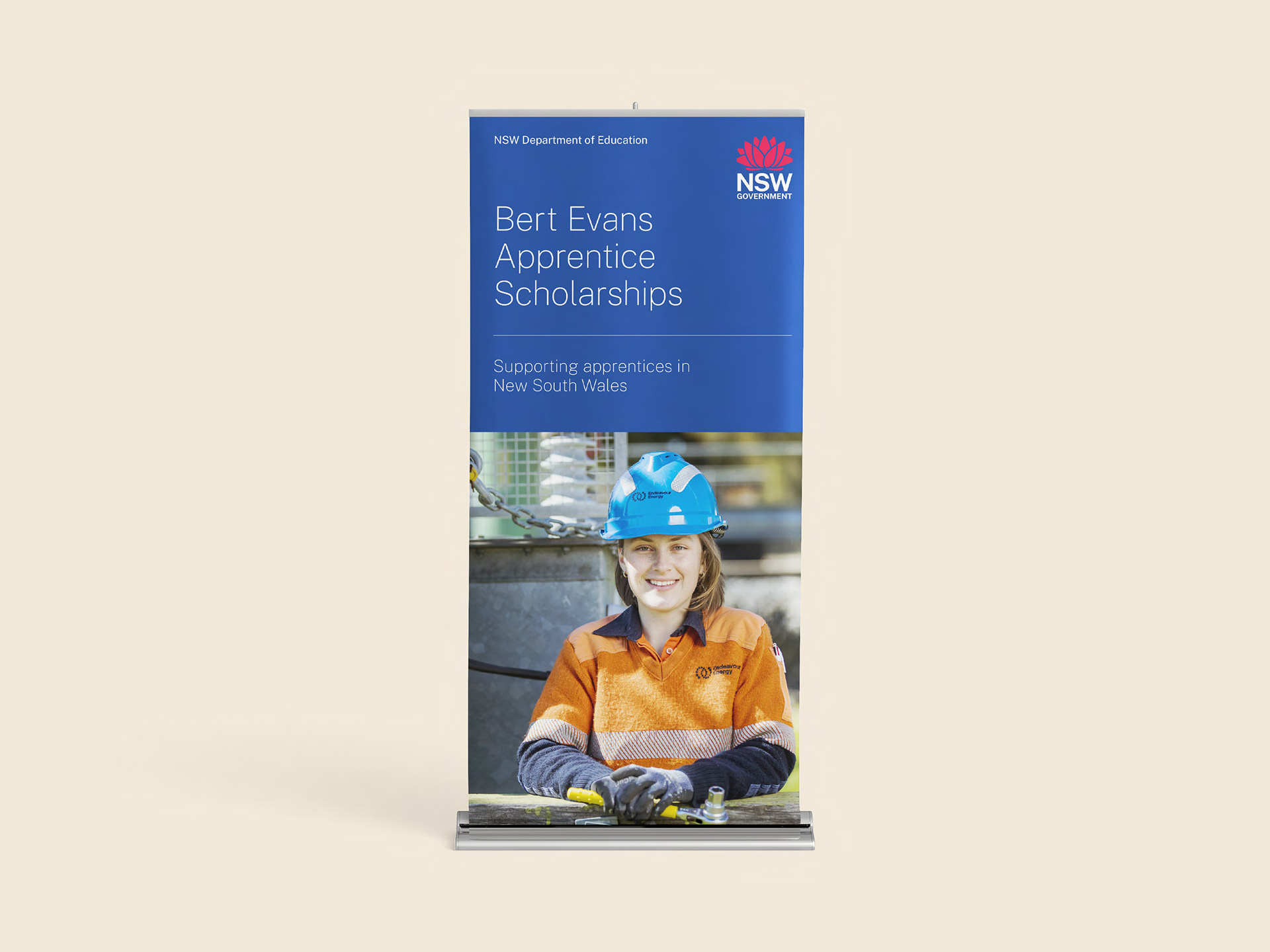 Bert Evans Foundation Scholarship Pull Up Banner