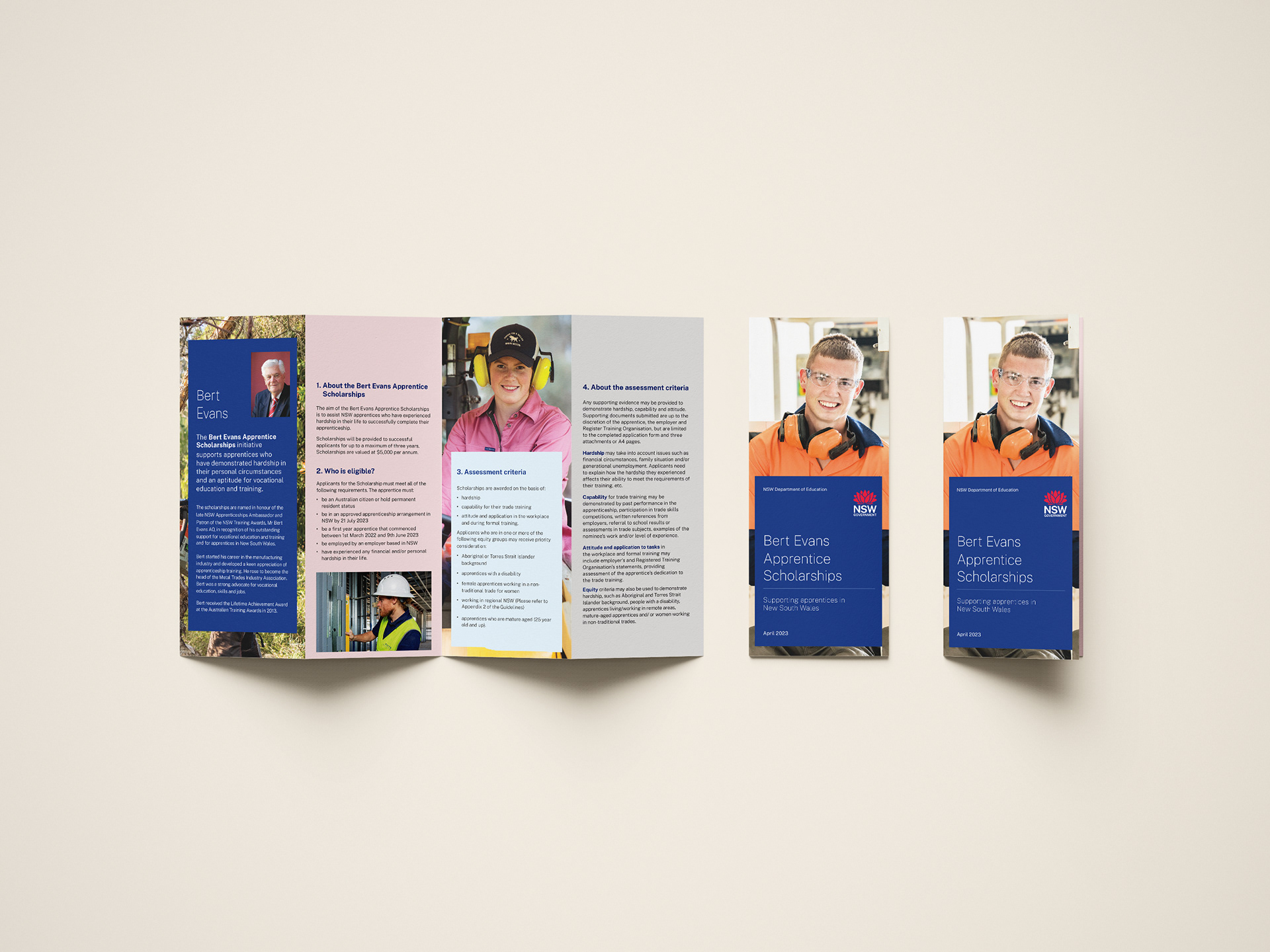 Bert Evans Foundation Scholarship Flyer