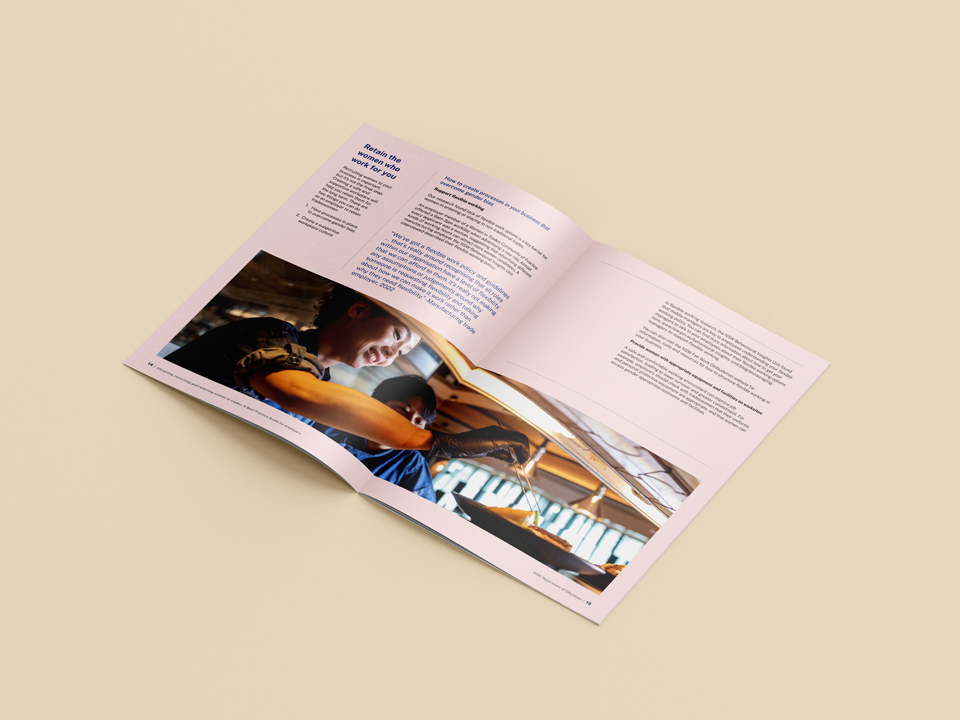 Women in Trades brochure