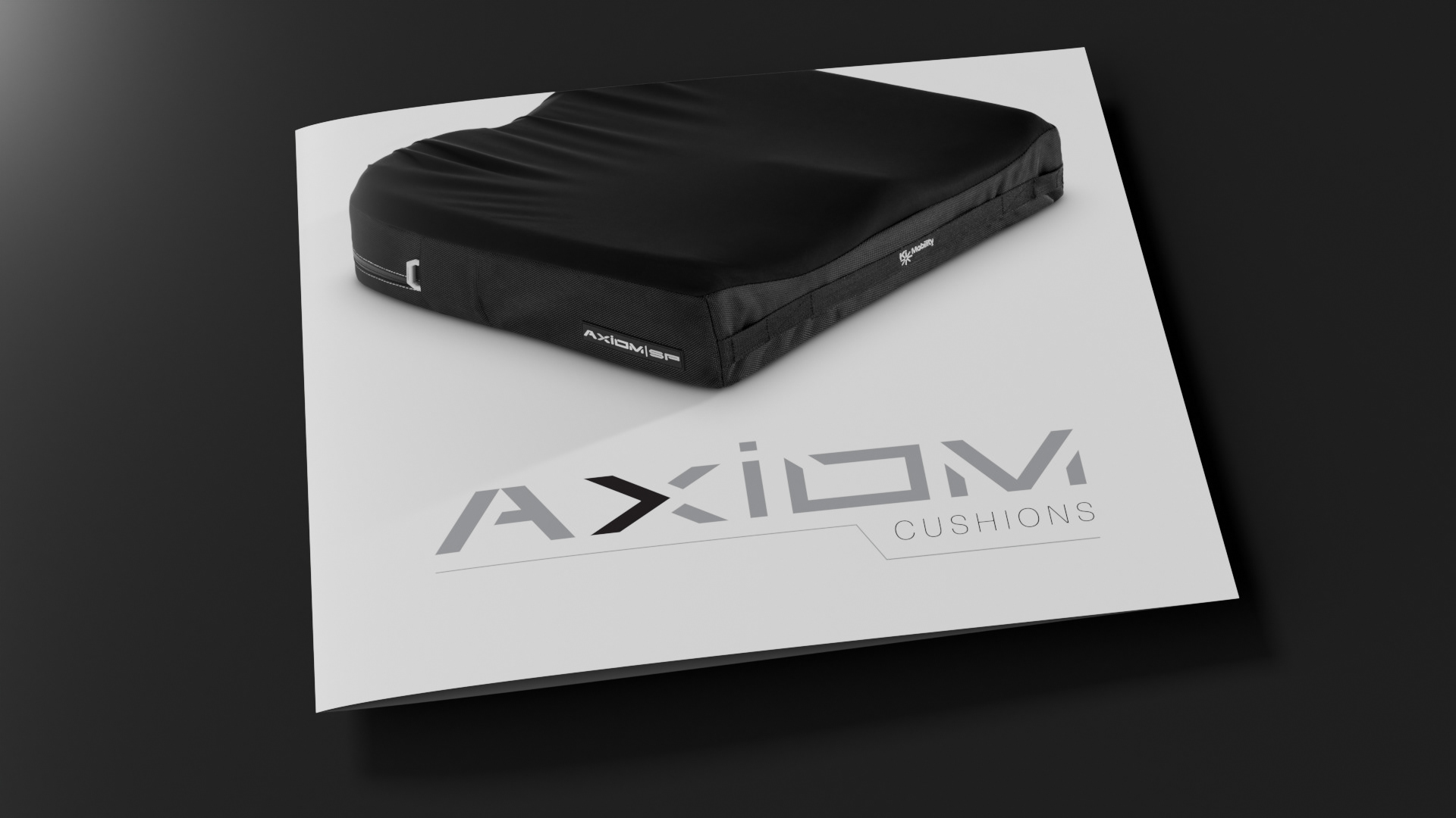 Axiom Cushion Brochure - Front Cover