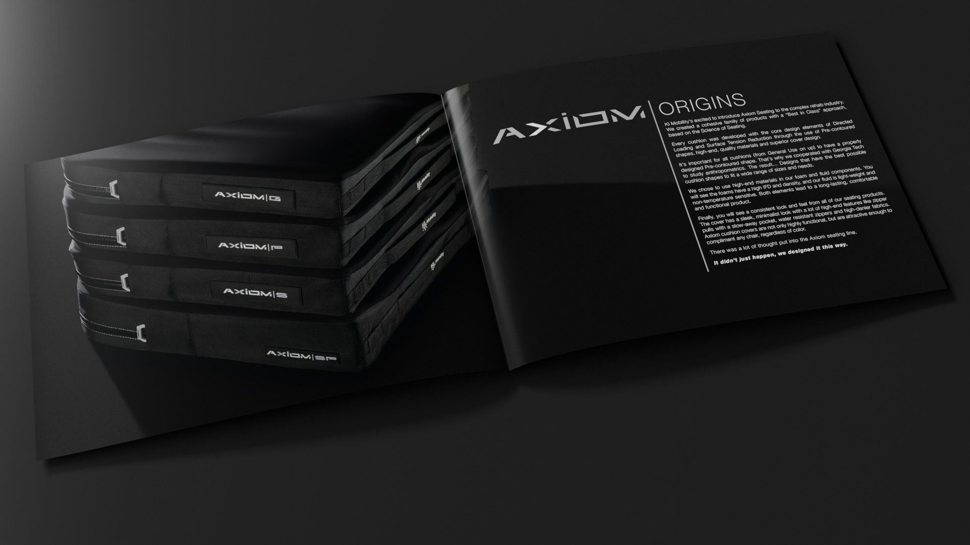 Axiom Cushion Brochure - Spread 1