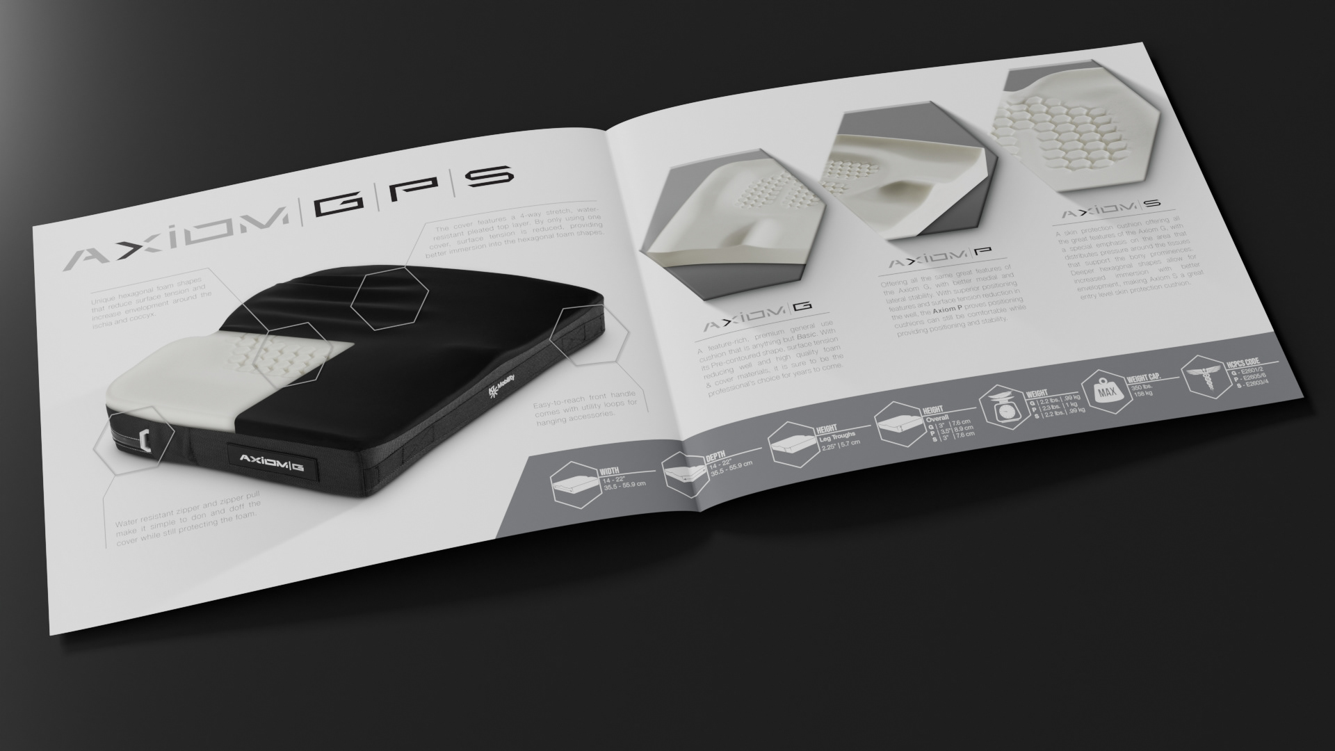 Axiom Cushion Brochure - Spread 3