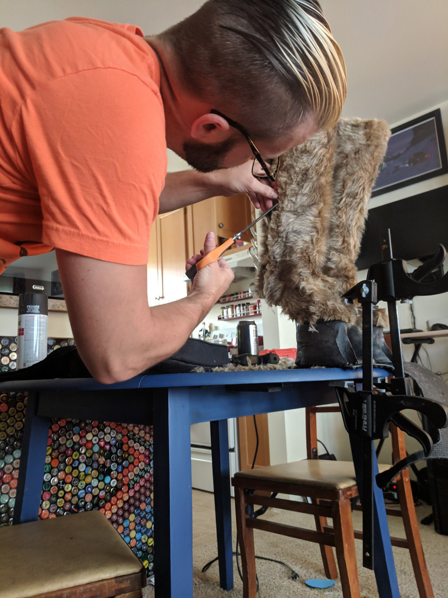 In-Progress Hoof Boots