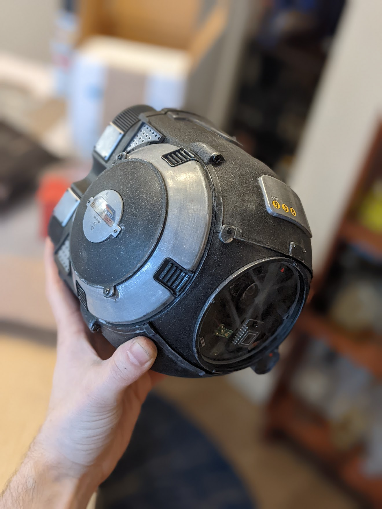 drone detail (mixed 3d print, reclaimed parts)