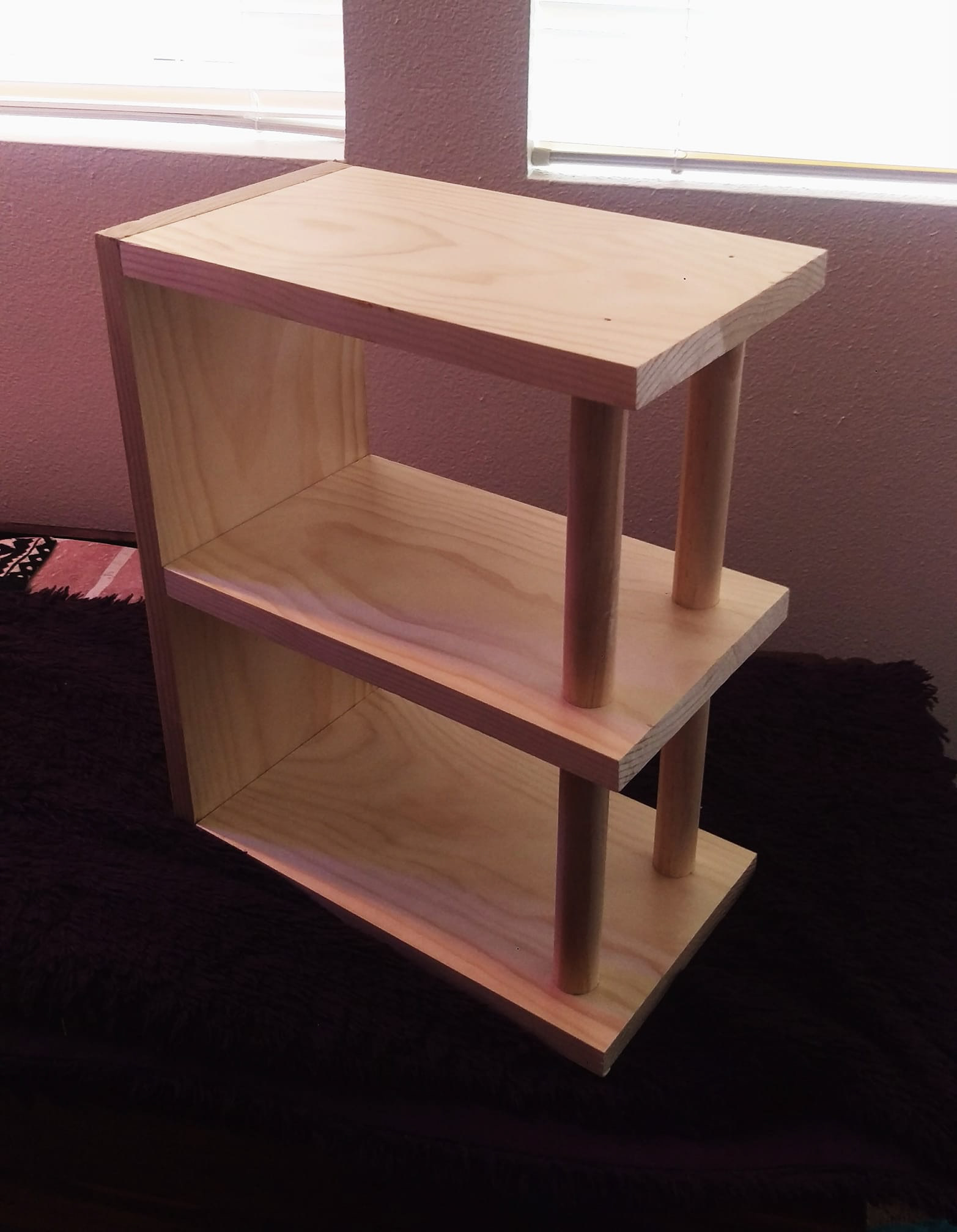 Natural Pine Bedside Table