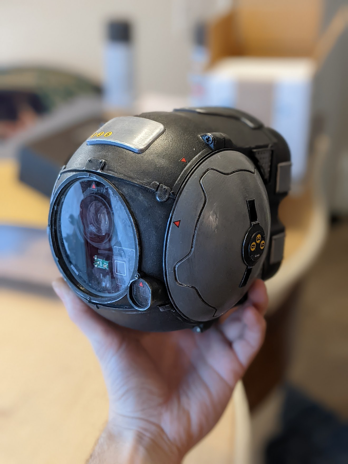 drone detail (mixed 3d print, reclaimed parts)