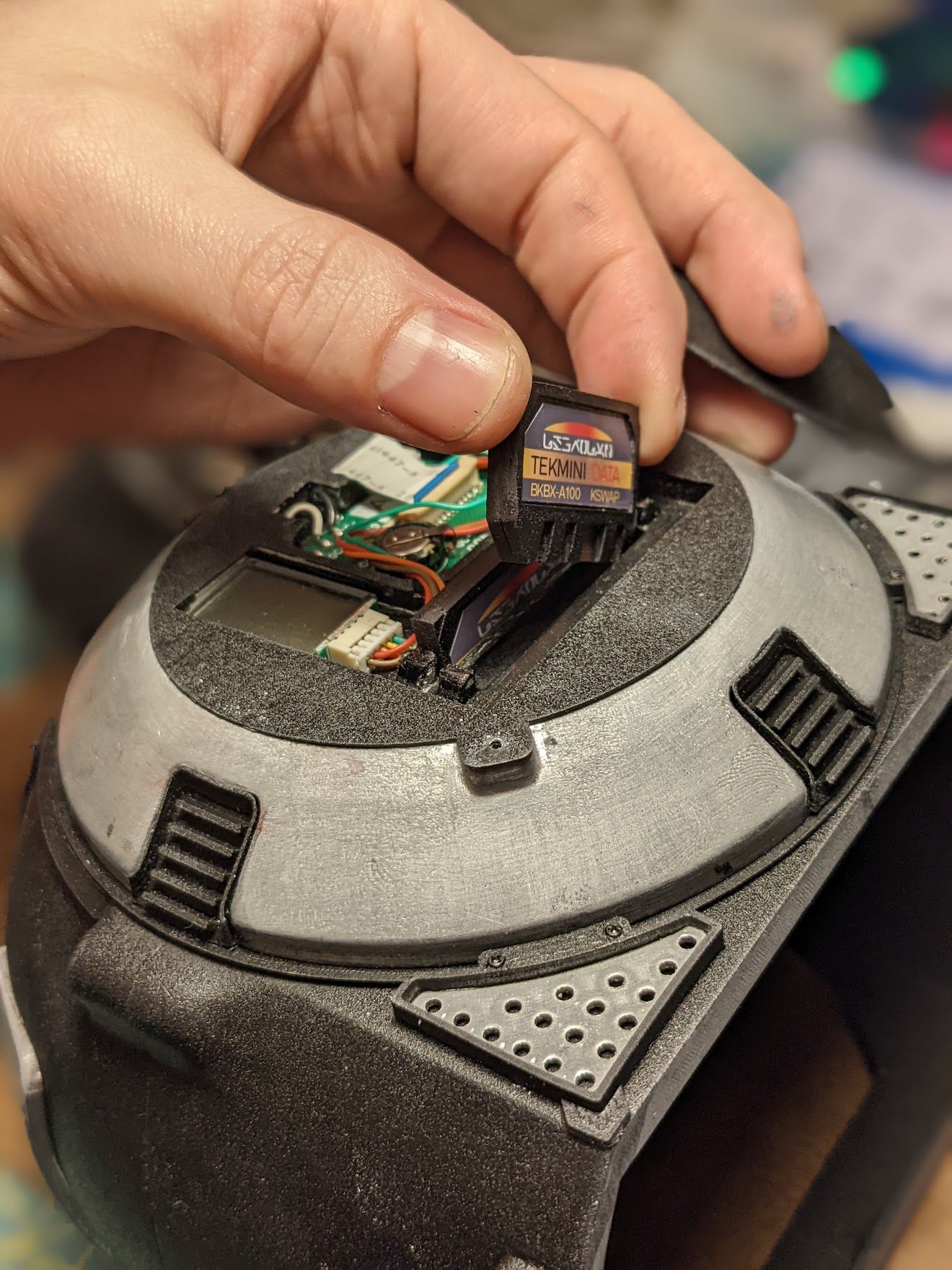 drone detail (mixed 3d print, reclaimed parts)