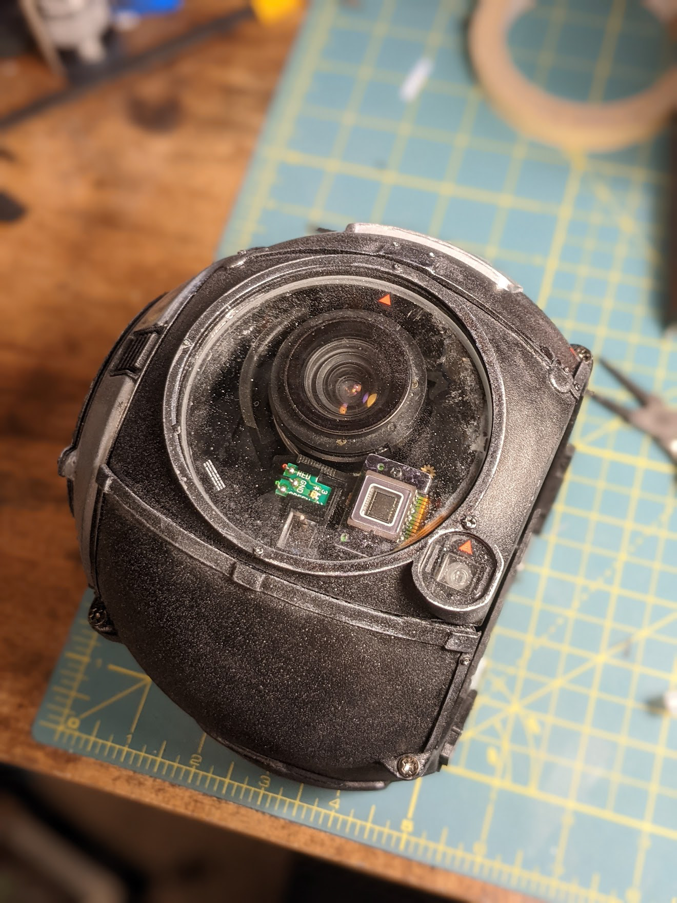 drone detail (mixed 3d print, reclaimed parts)