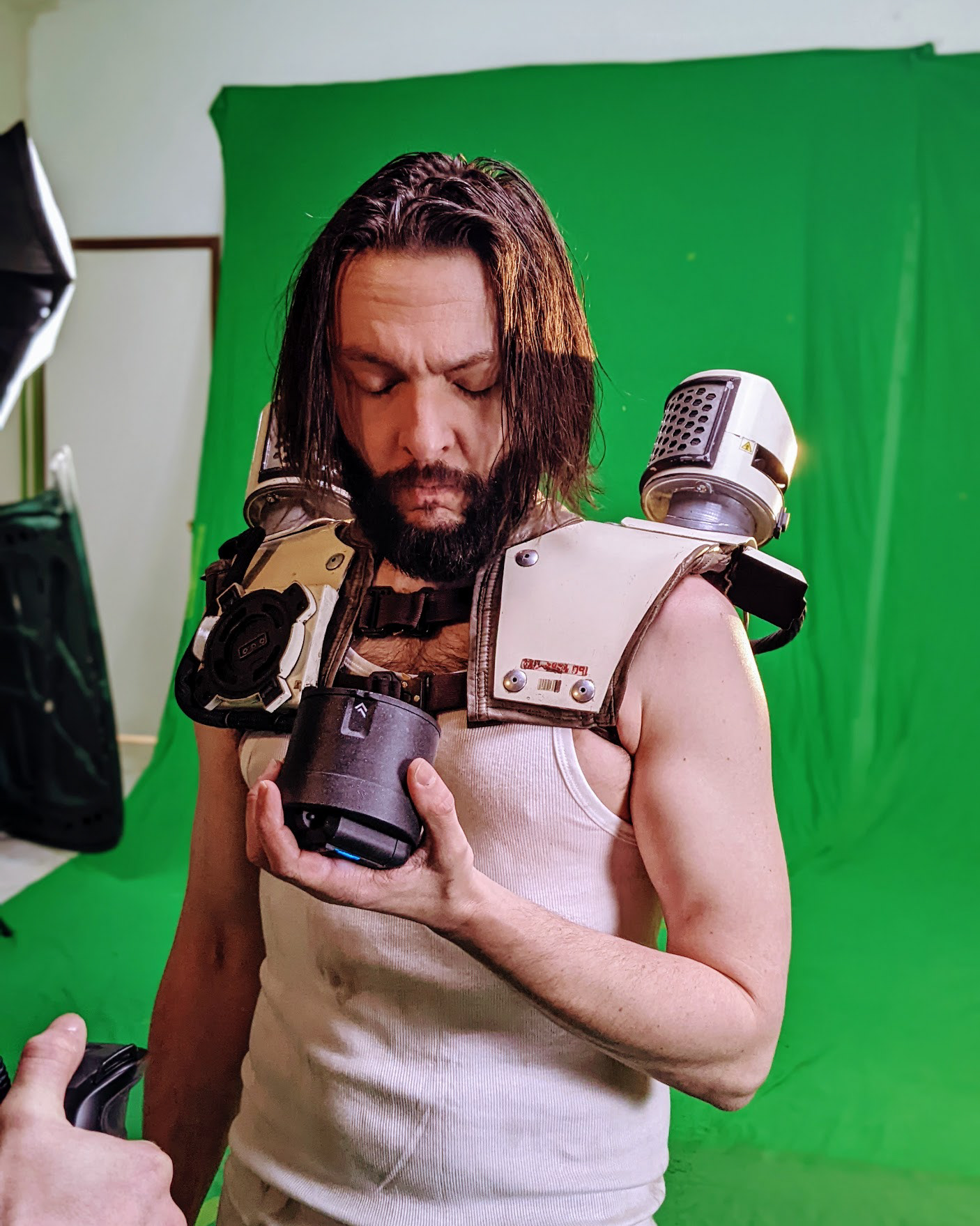 Atmosphere Vest (thermoformed plastic, sewing, 3d printing, cnc)