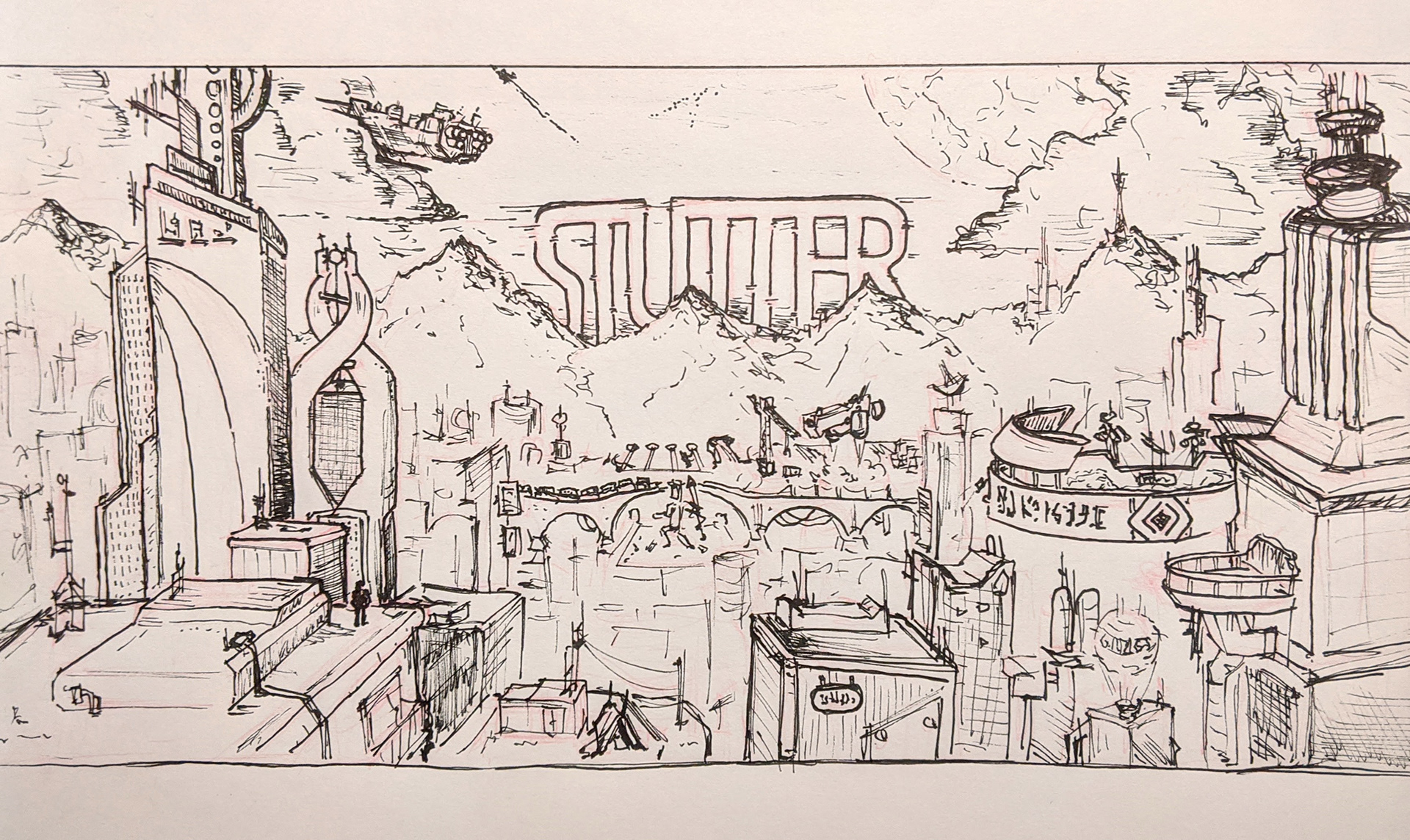 Concept art for a short film in the works!