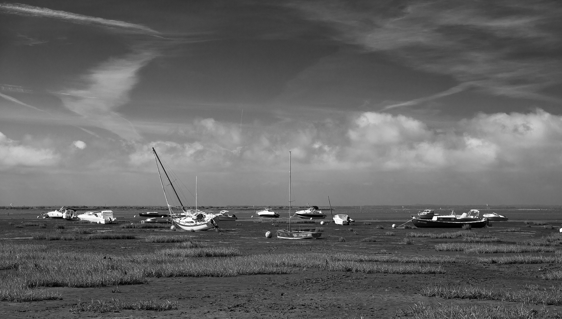 Bord de mer et bateaux