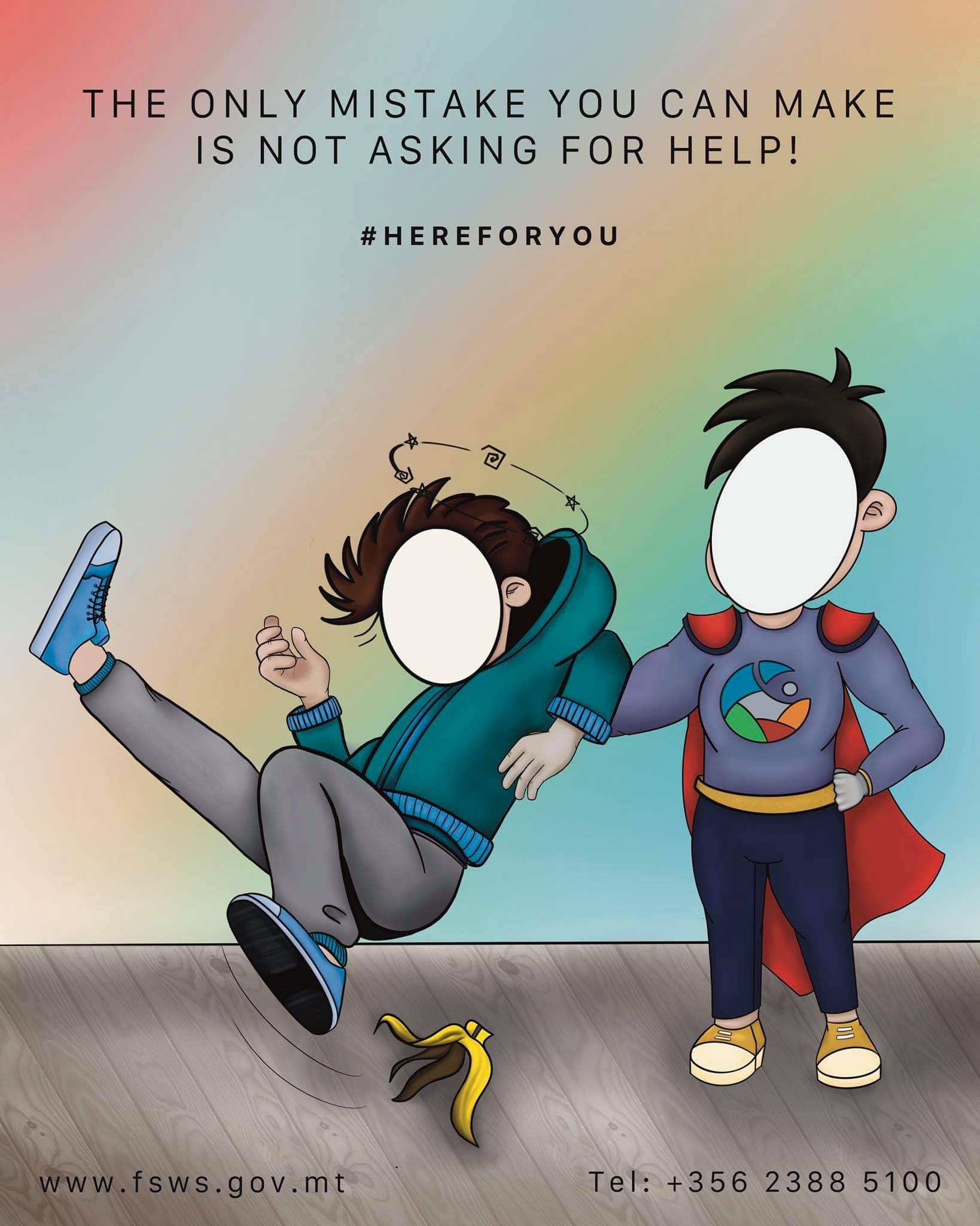 Client opted back to the superhero concept.