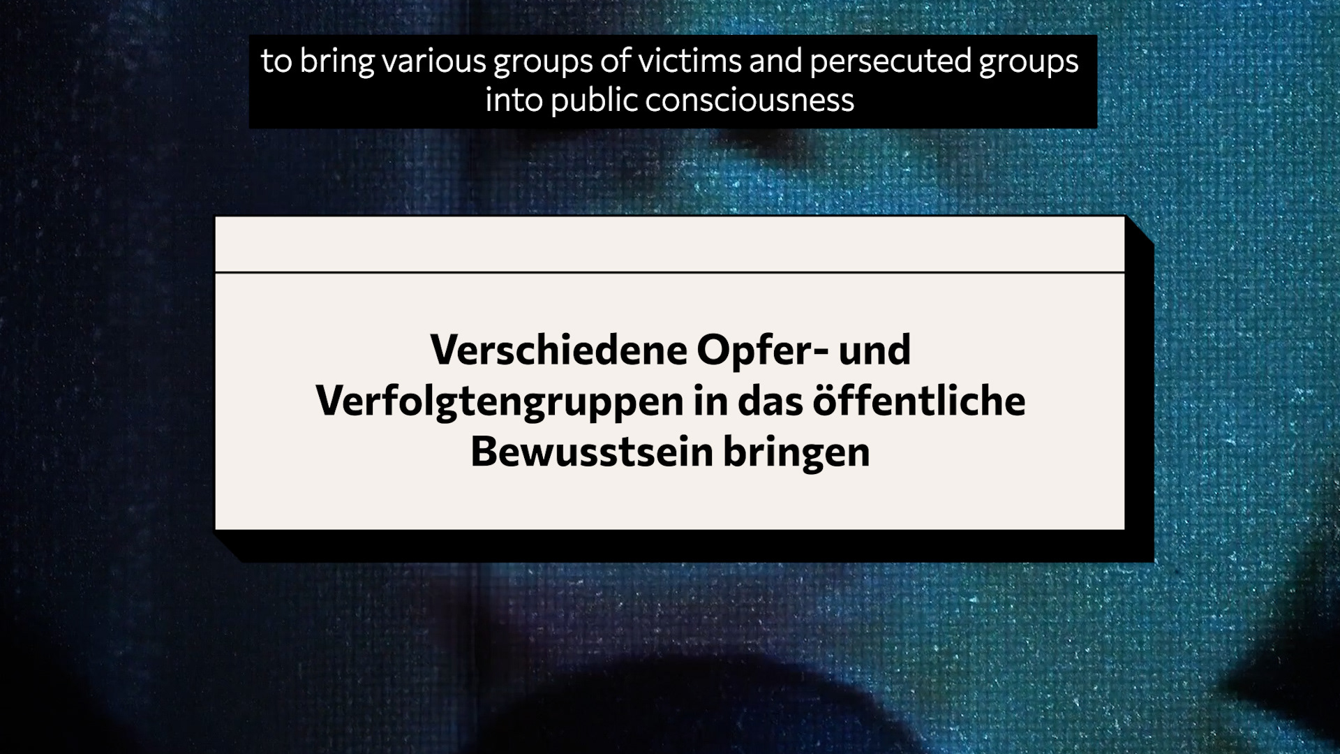 Still - Video Stiftung EVZ - Bildung in kulturellen Räumen 3