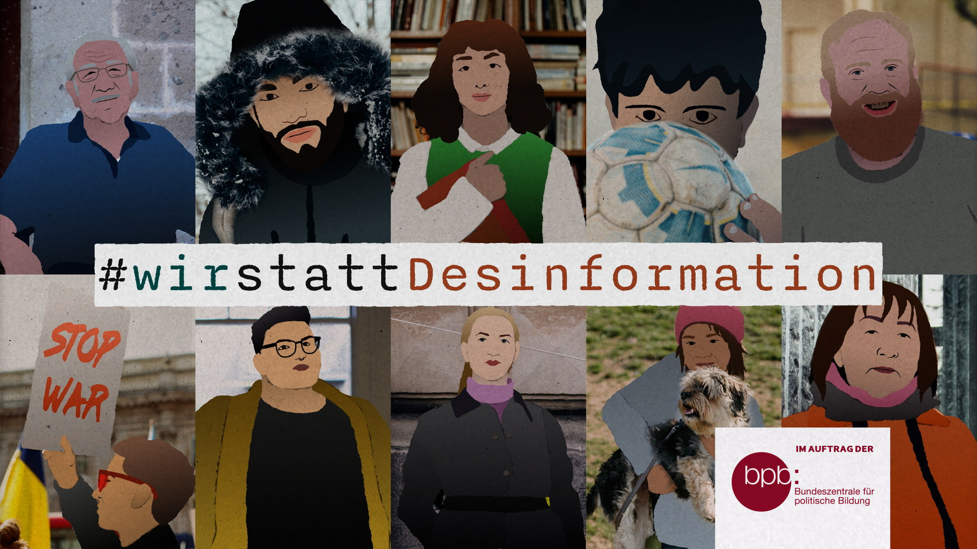 Standbild: Endbild #wirstattDesinformation