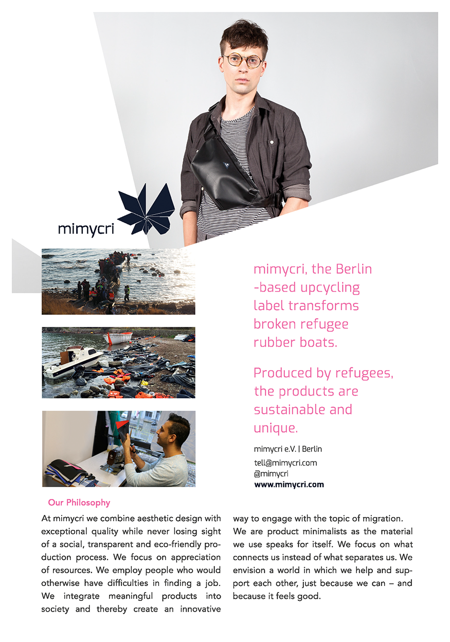 Englischer Produktflyer DIN A5 (Rückseite)