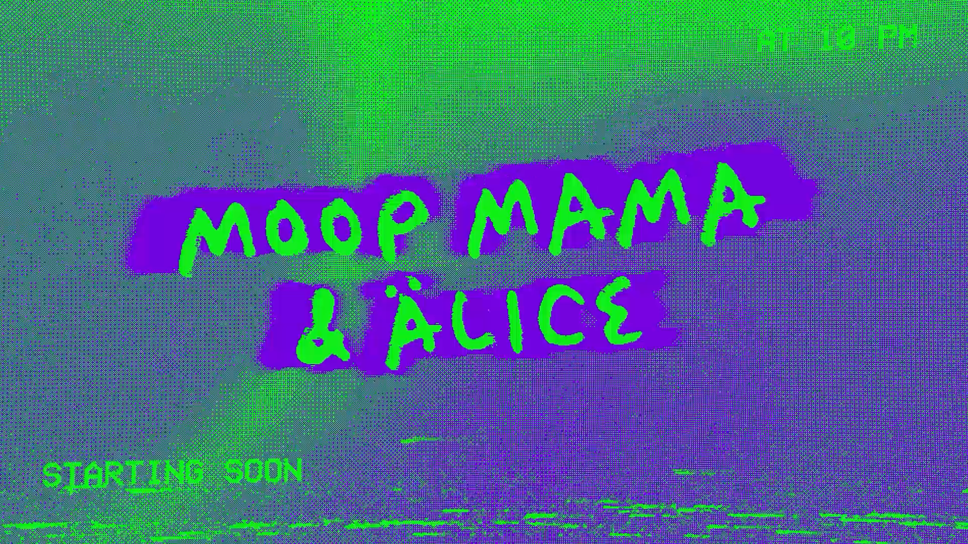 Titeldesign der Band Moop Mama & Älice - Stil 1