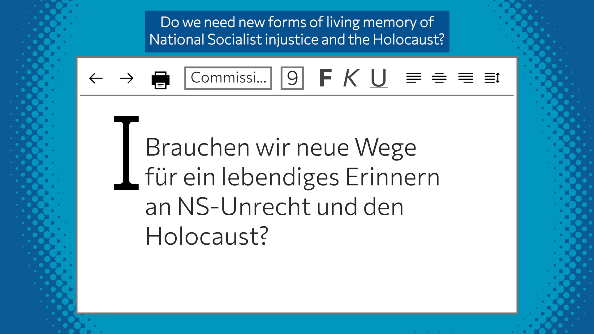 Still - Video Stiftung EVZ - Bildung in kulturellen Räumen 2