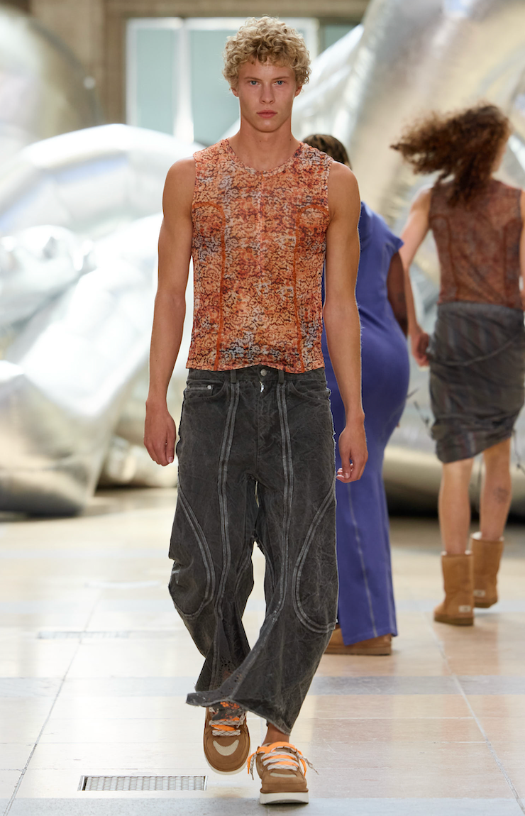 Product Development of culotte washed jeans