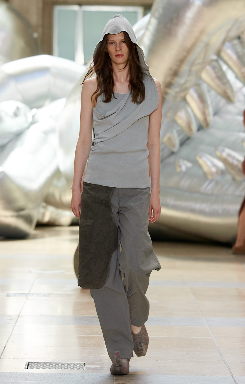 Hooded 'Warriess' top design, pattern and development