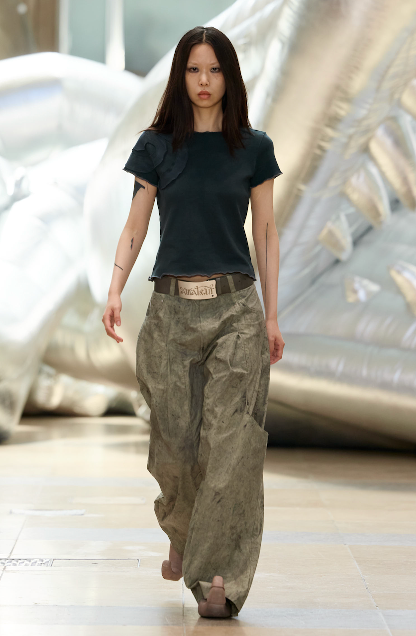 Spiral Baby Tee design, pattern and development