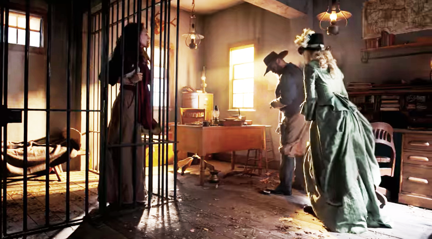 JAIL BUILDING INTERIOR SET