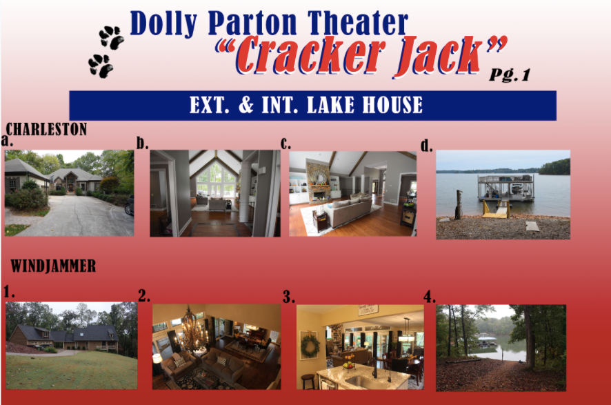 EXTERIOR AND INTERIOR LAKE HOUSE