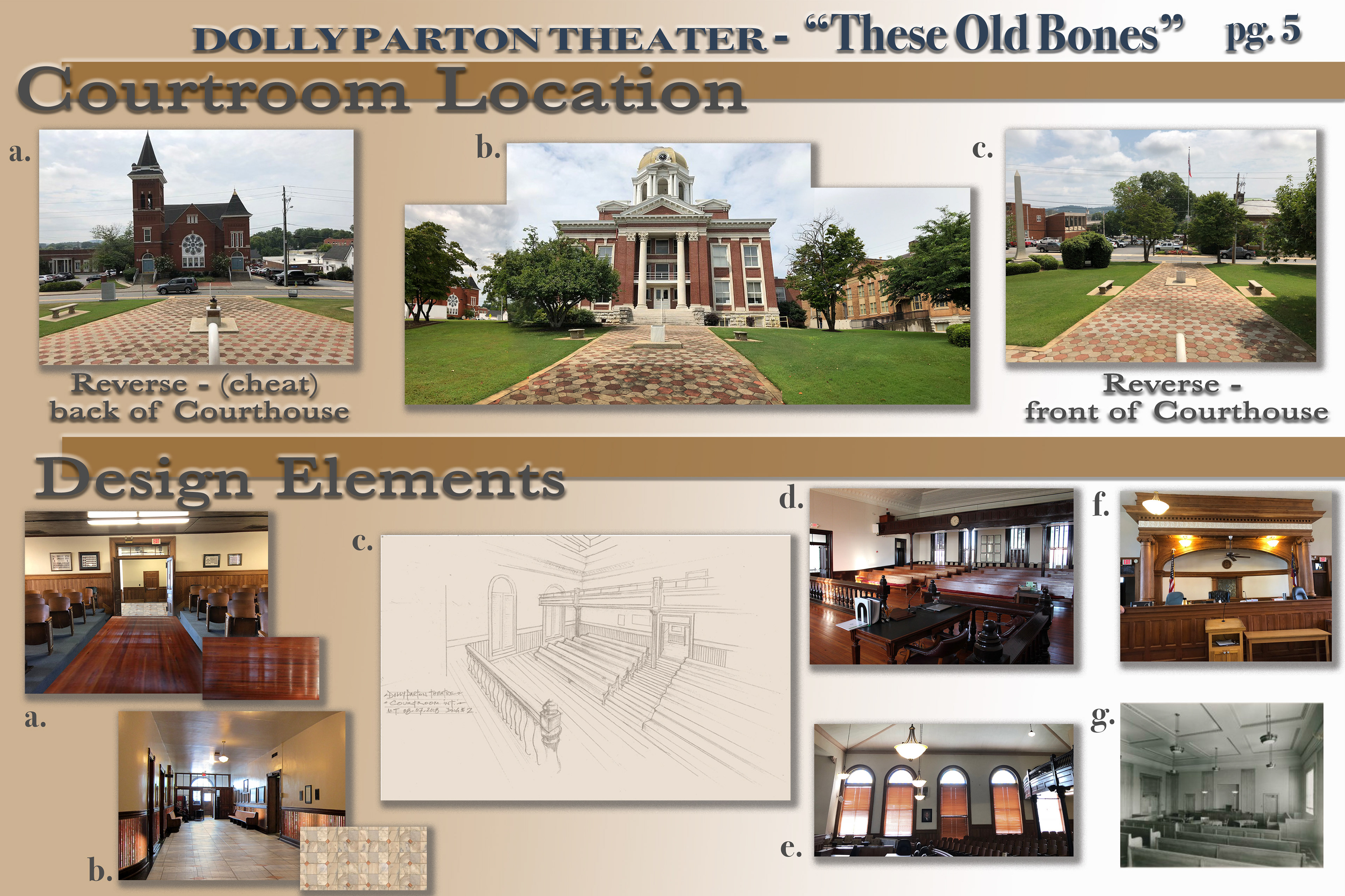 COURTROOM LOCATION AND DESIGN ELEMENTS