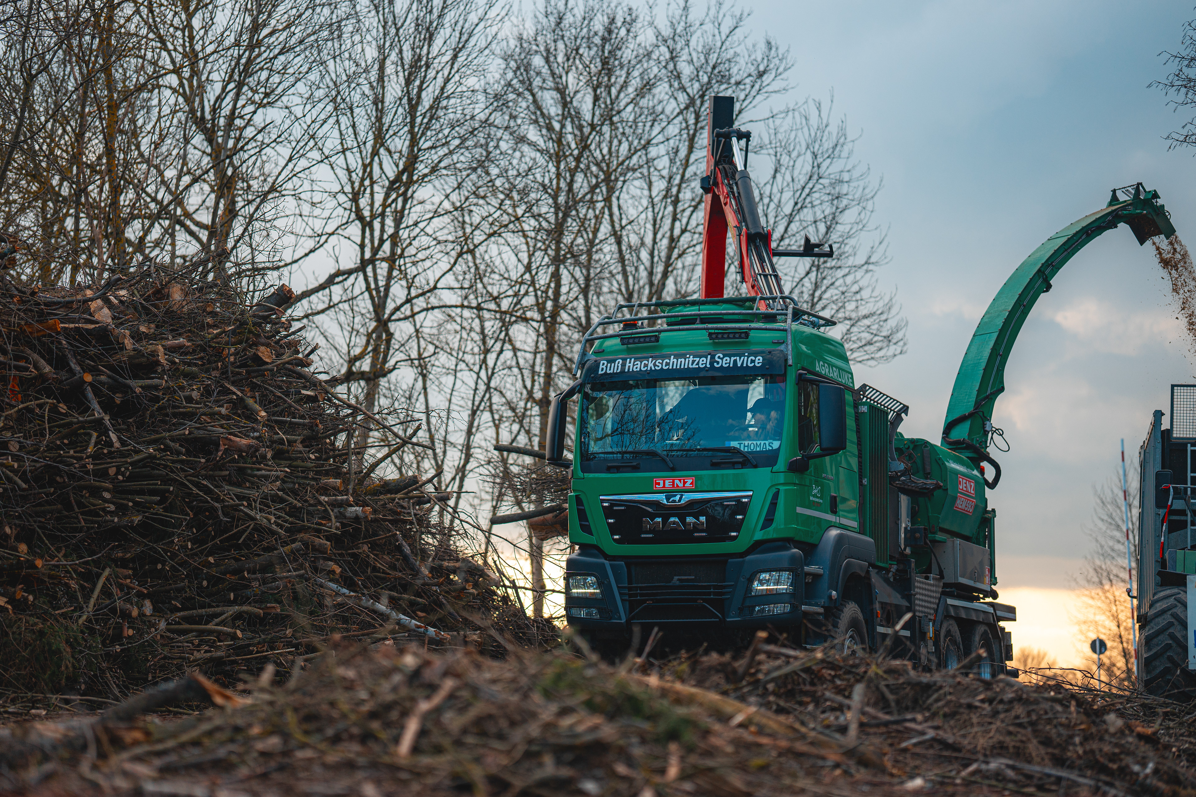 Restholzverwertung direkt vor Ort