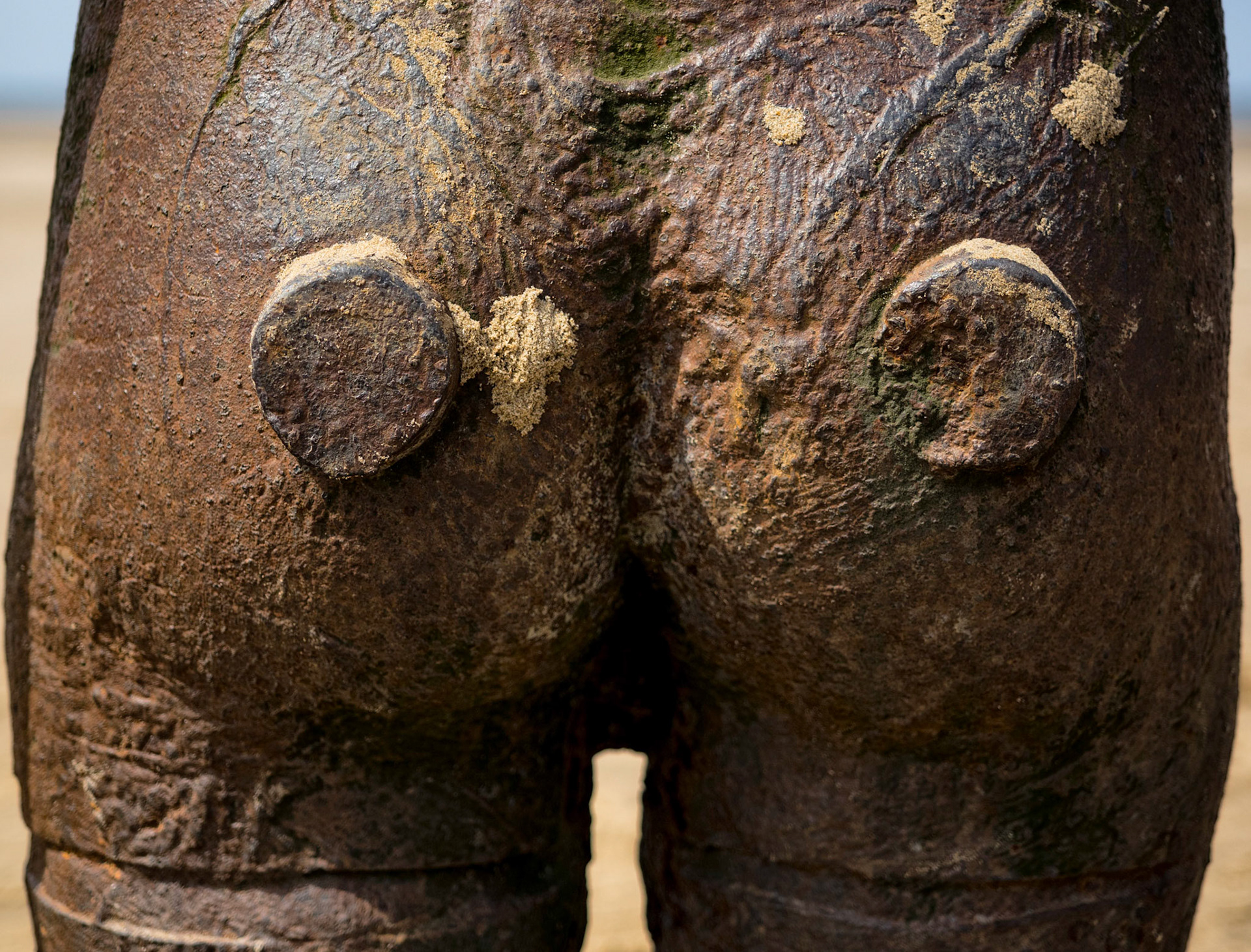 On Crosby Sands......visiting the Gormleys