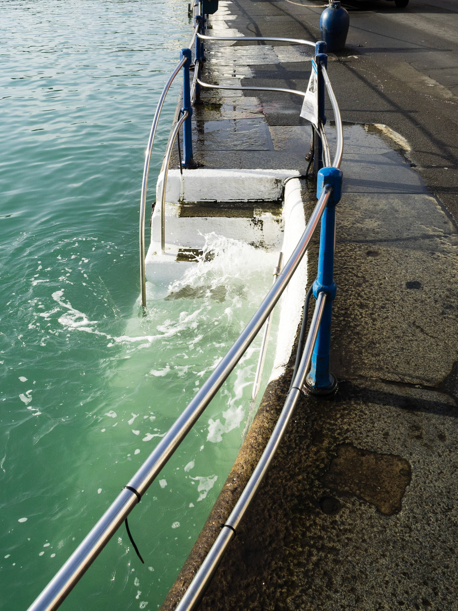 Any higher and it will be leaking onto the street!