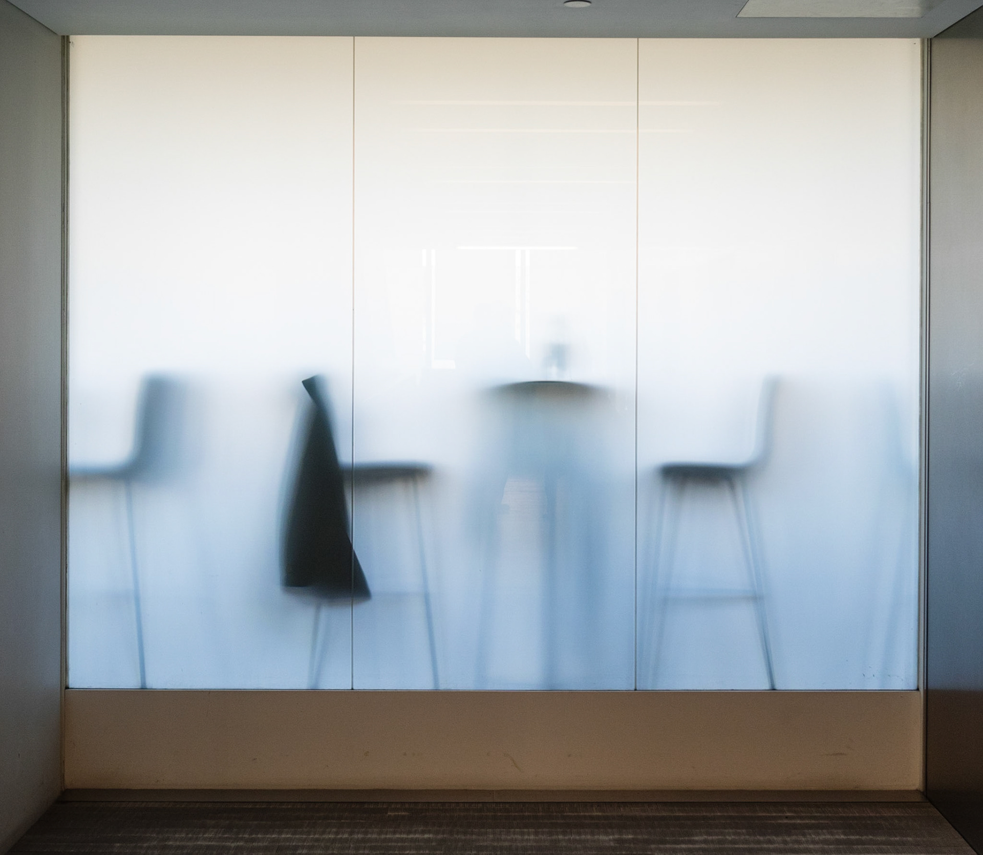 Looking into the Members Room at the Tate Modern, on the South Bank.