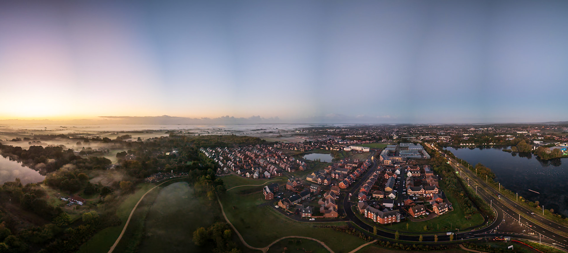 Misty Dawn at Shopwyke Lakes