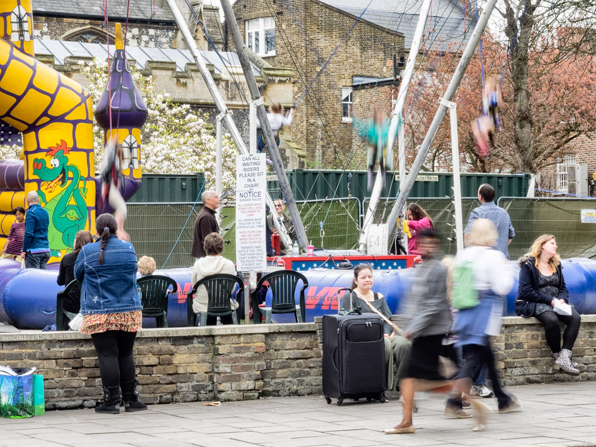 ...up and down they go!I was hoping that they would stop half way, but no such luck.