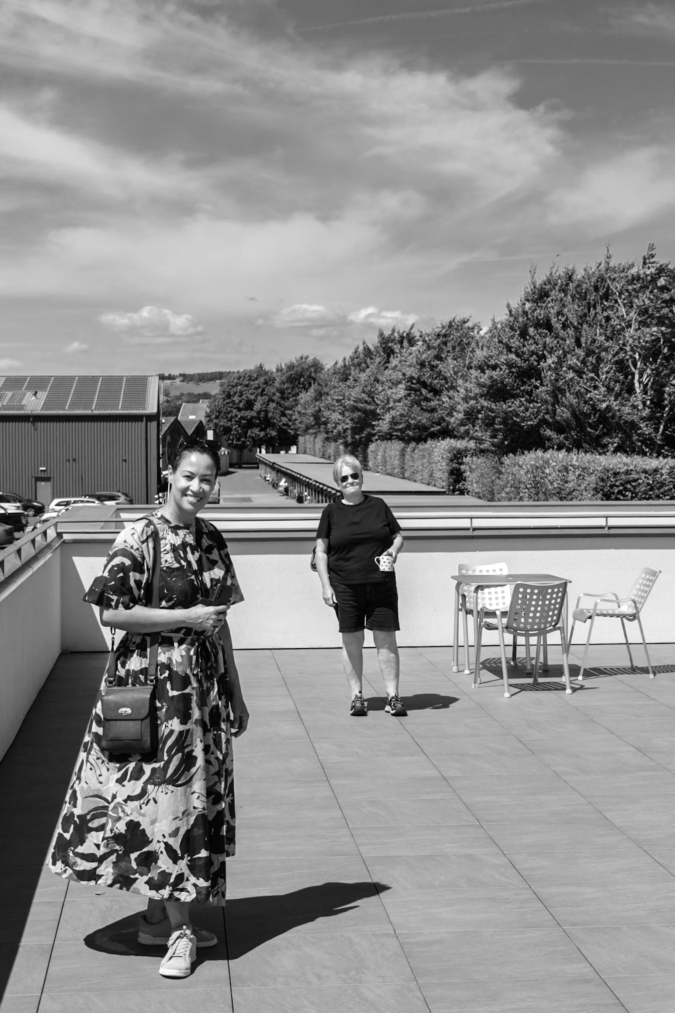 A nice cuppa on the Roof Terrace with the Girls