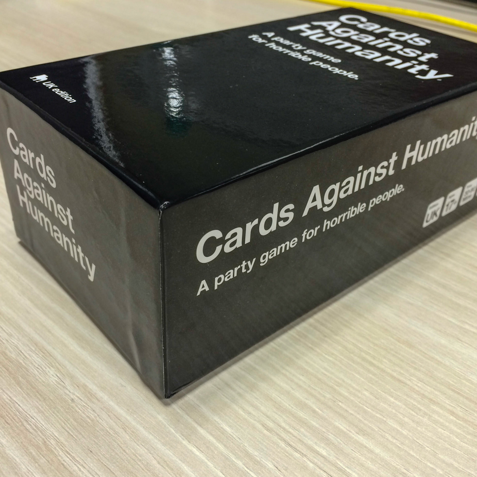 I found out about this game from a friend of mine.It was created through a Kickstarter project, but instead of Copyright it is under the Creative Commons licensing, so as long as you dont sell it you can create your own cards, etc.You can even download the PDF's for the game and its varients from their website!