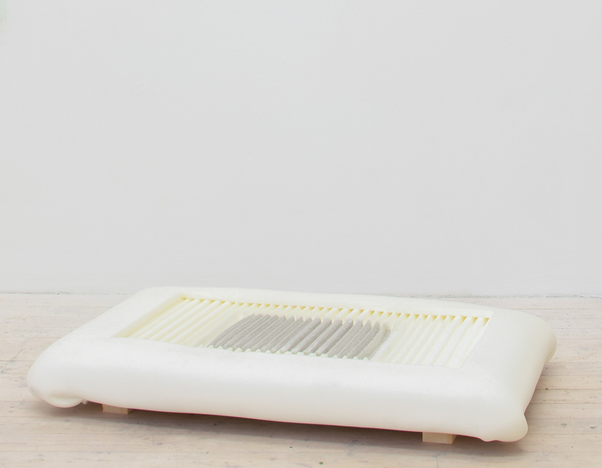 "Hardsoft" - foam, concrete - 160x90x25cm - 2025 - Munich