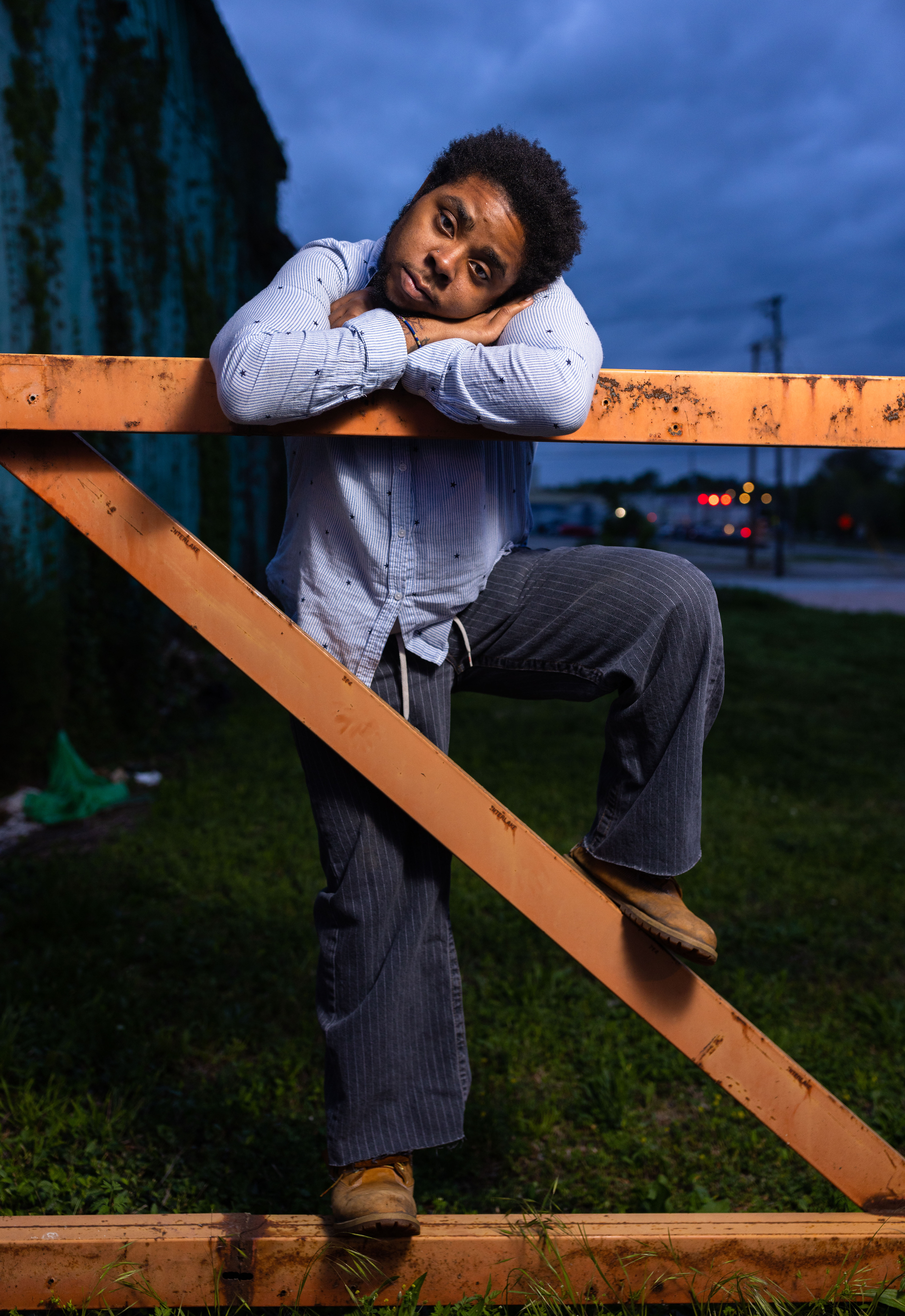 “Fashion allows me to dress up my feelings each day,” said Elijah Gaines. Gaines is a cultural anthropology and philosophy major at Western Kentucky University and says he is often complimented for his style. Photographed in Bowling Green, Kentucky on April 13, 2026.