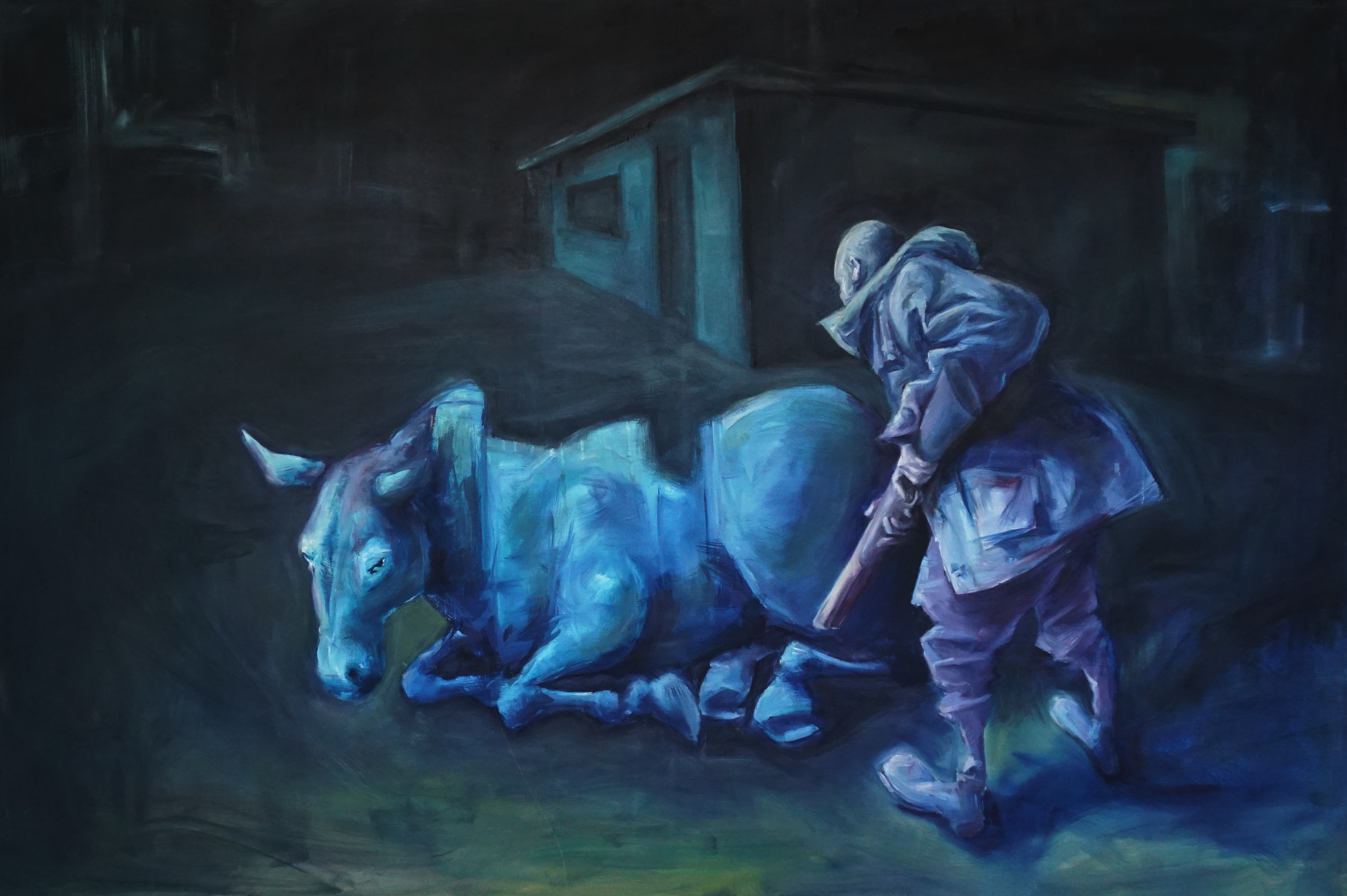Öl 150x70 cm