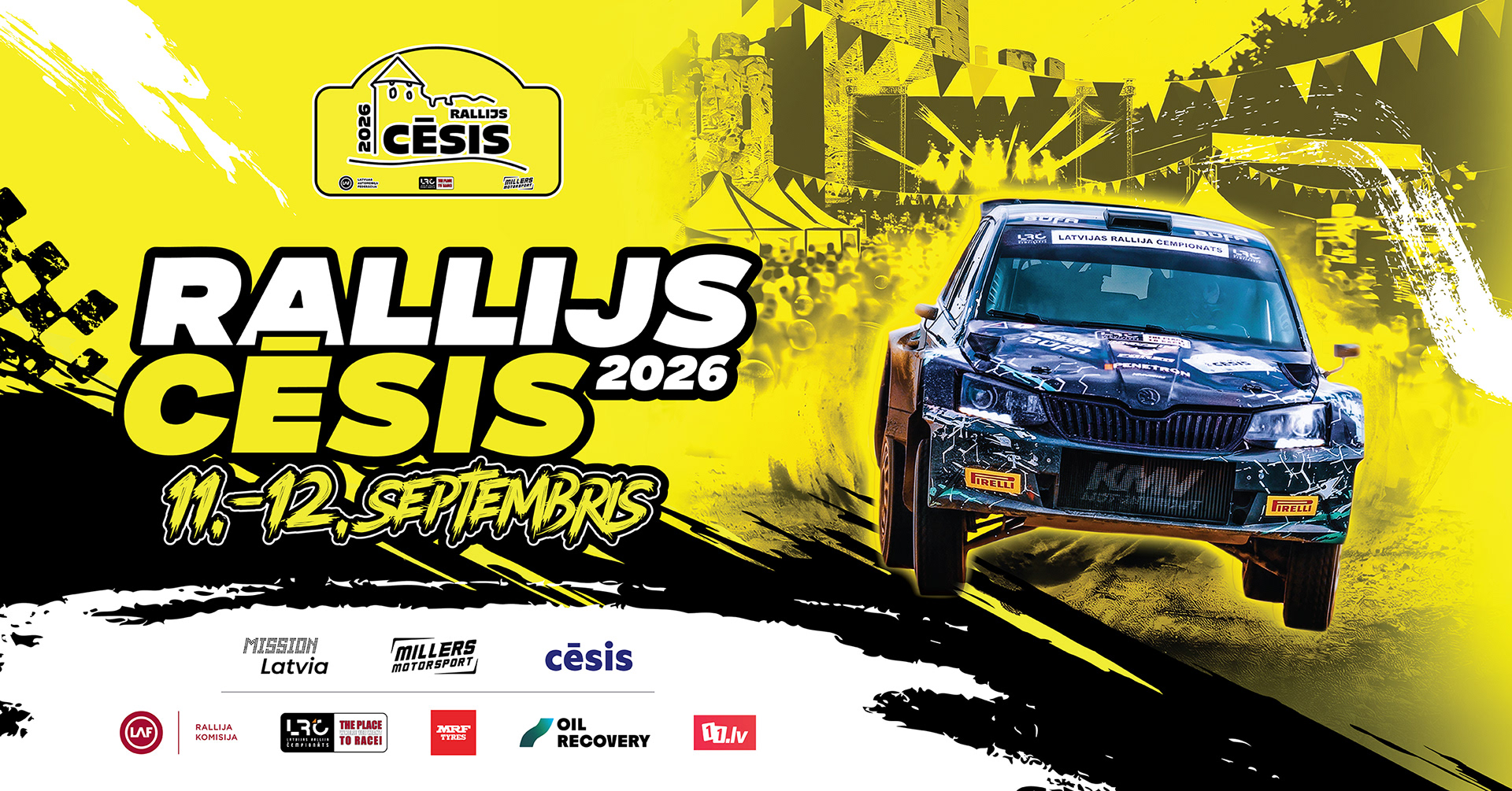 Visual Identity & Design for Rally Cēsis 2026