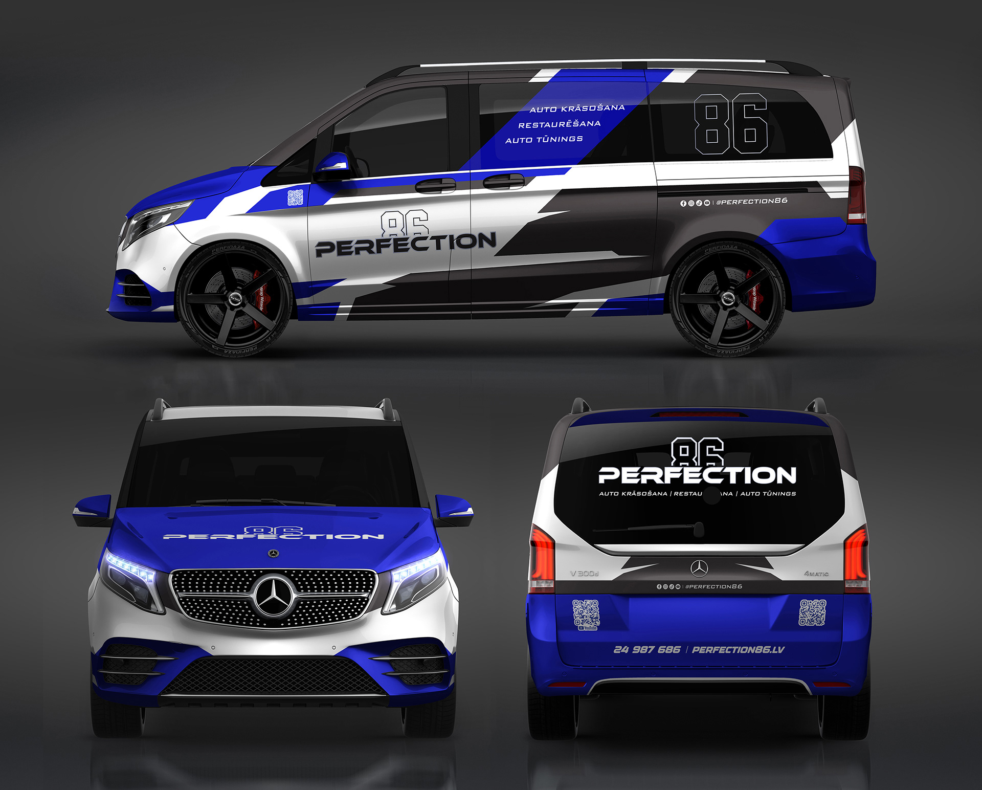 Van livery design / Perfection86