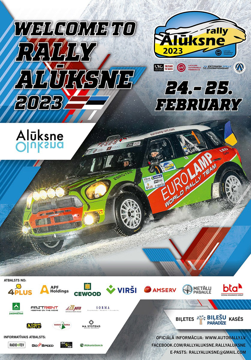 Visual identity / Rally Alūksne 2023