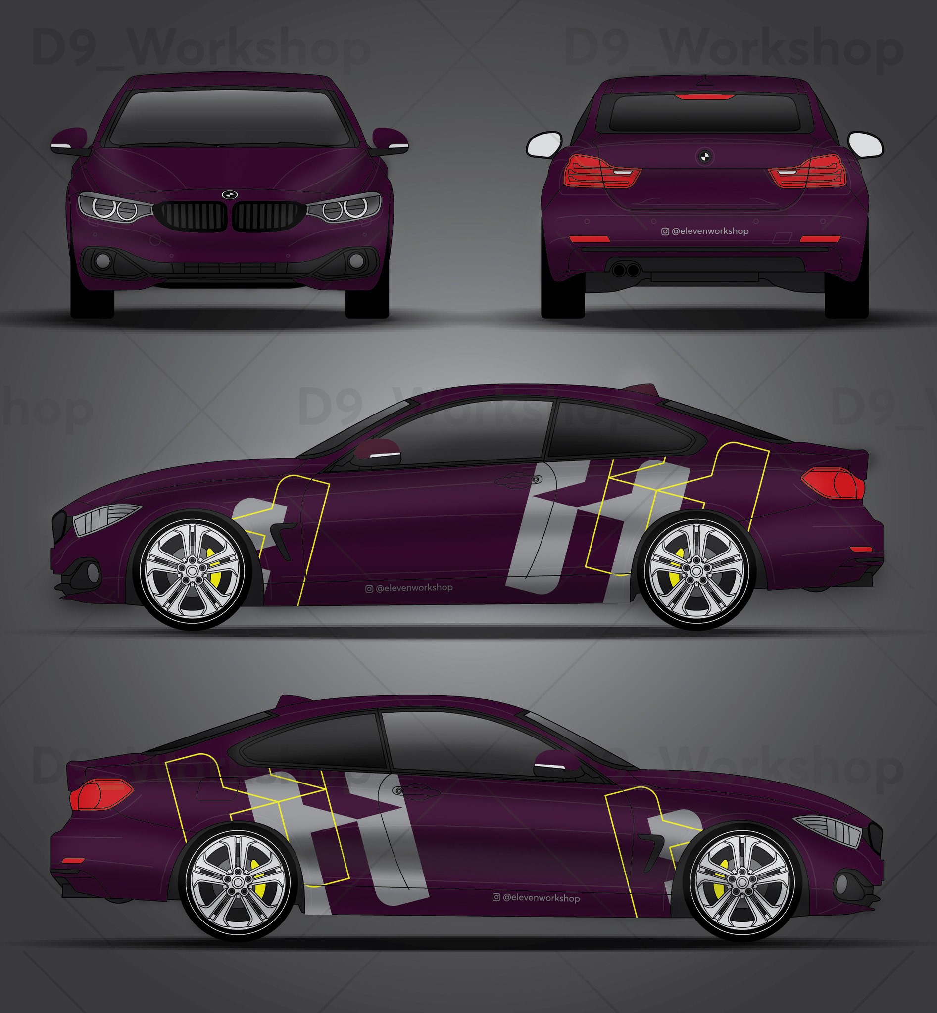 Business car livery / Eleven Workshop