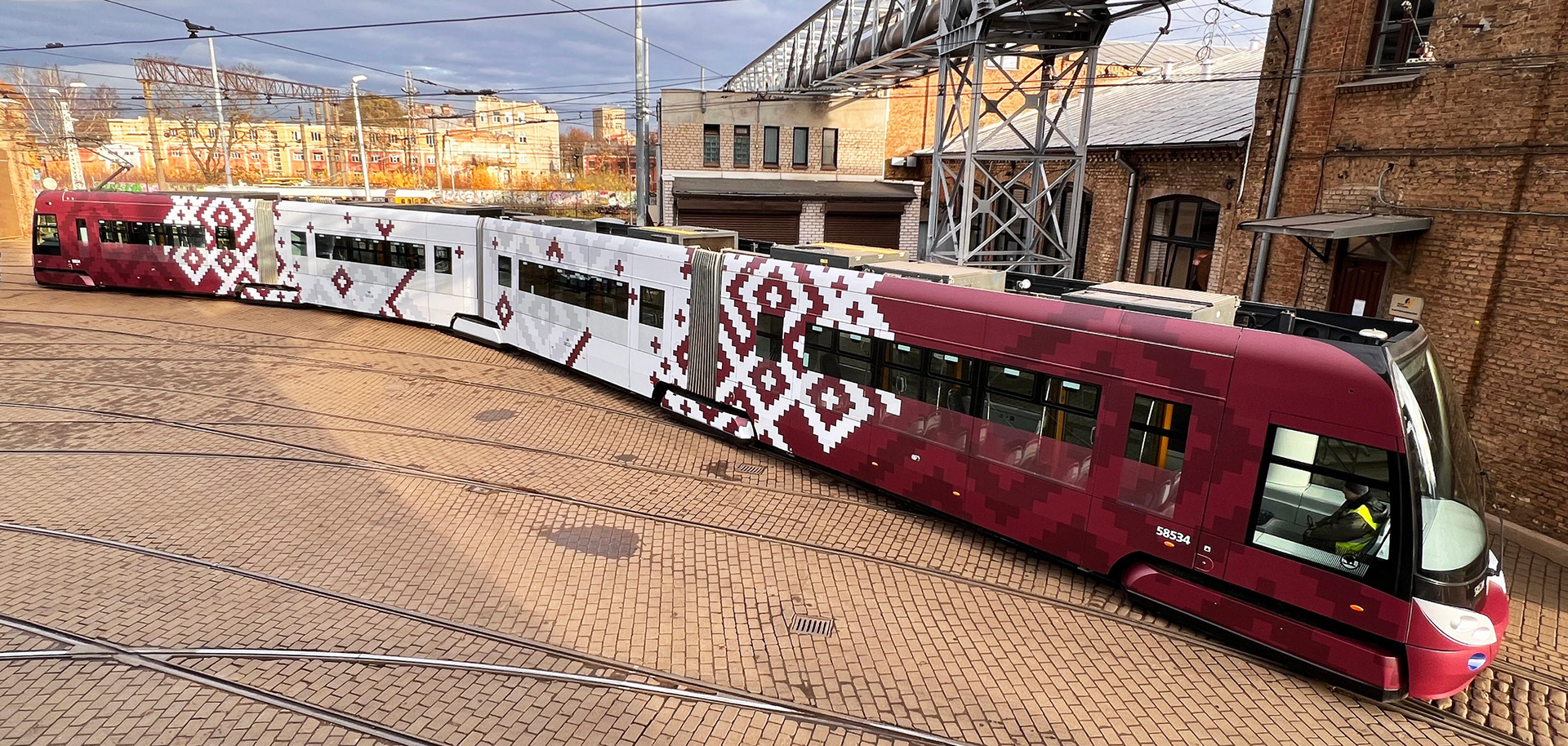 Livery for tram / Riga city