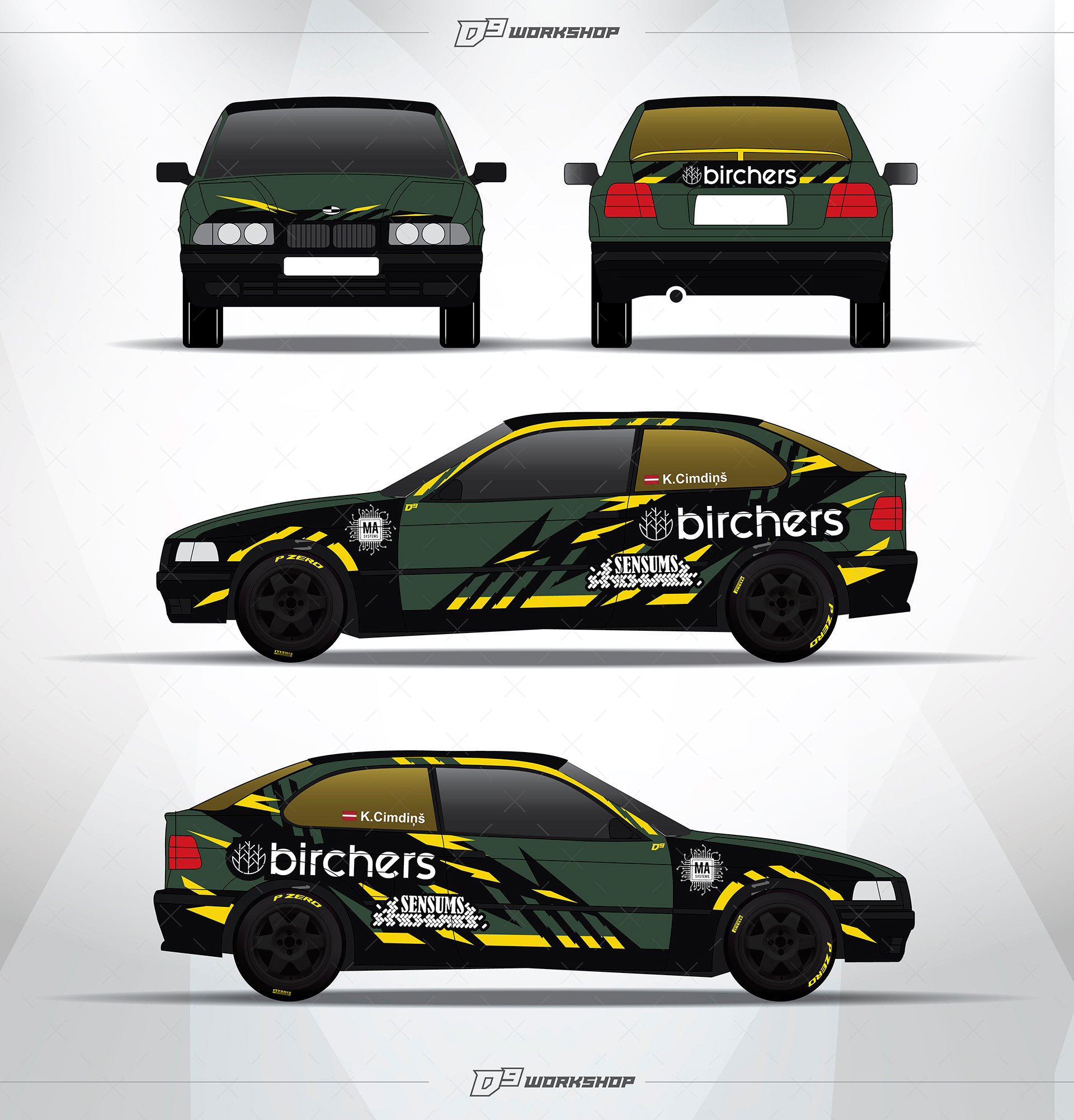Rally car Livery / K.Cimdins