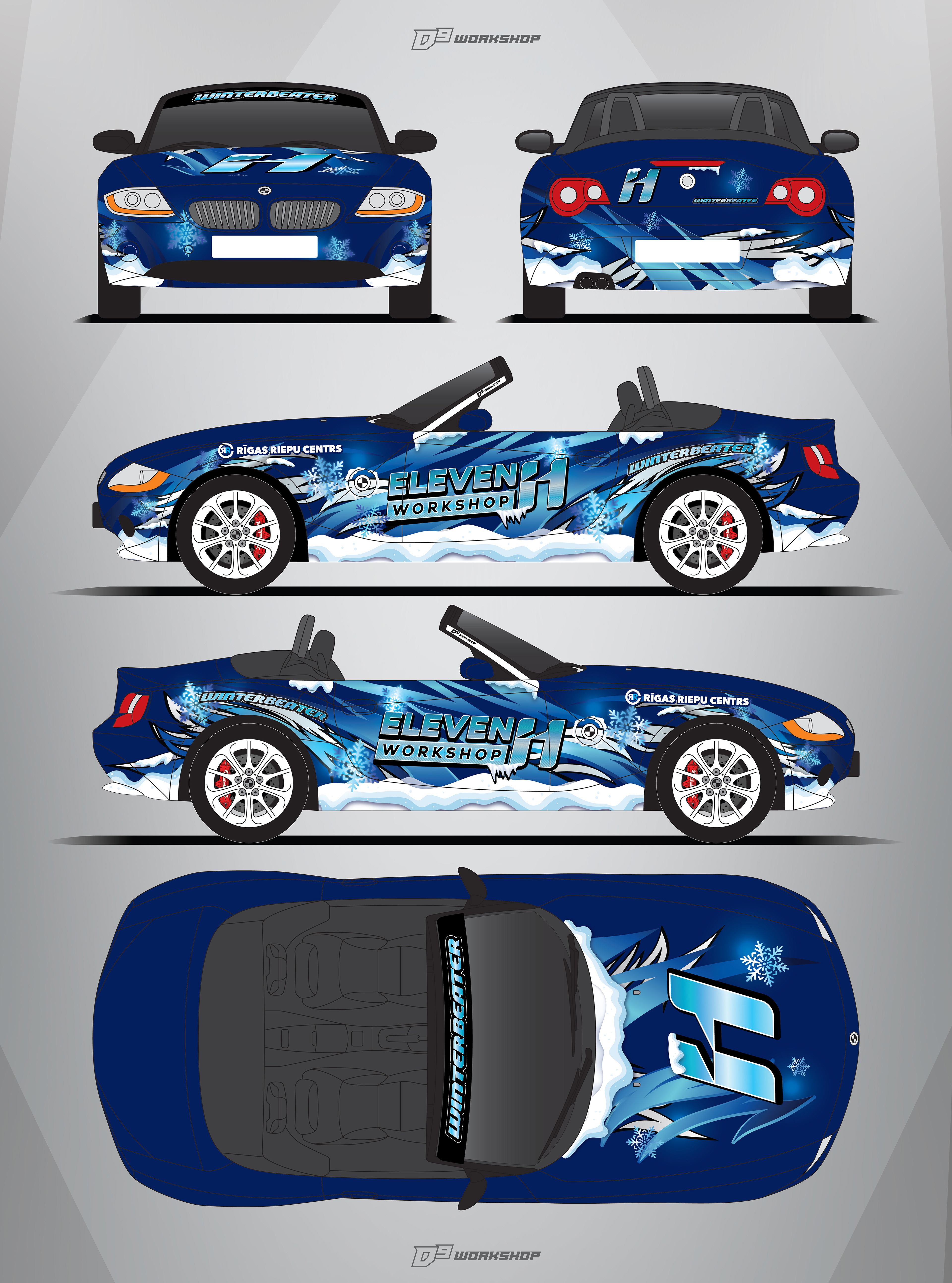 Winterbeater wrap design / Eleven Workshop