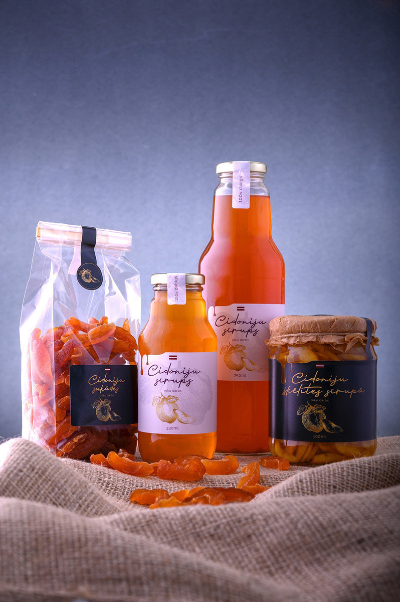 Label design for quince products