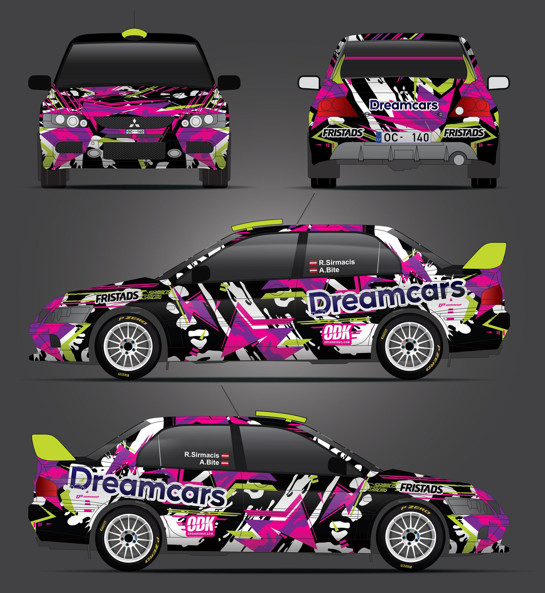 Rally car Livery / R.Sirmacis A.Bite