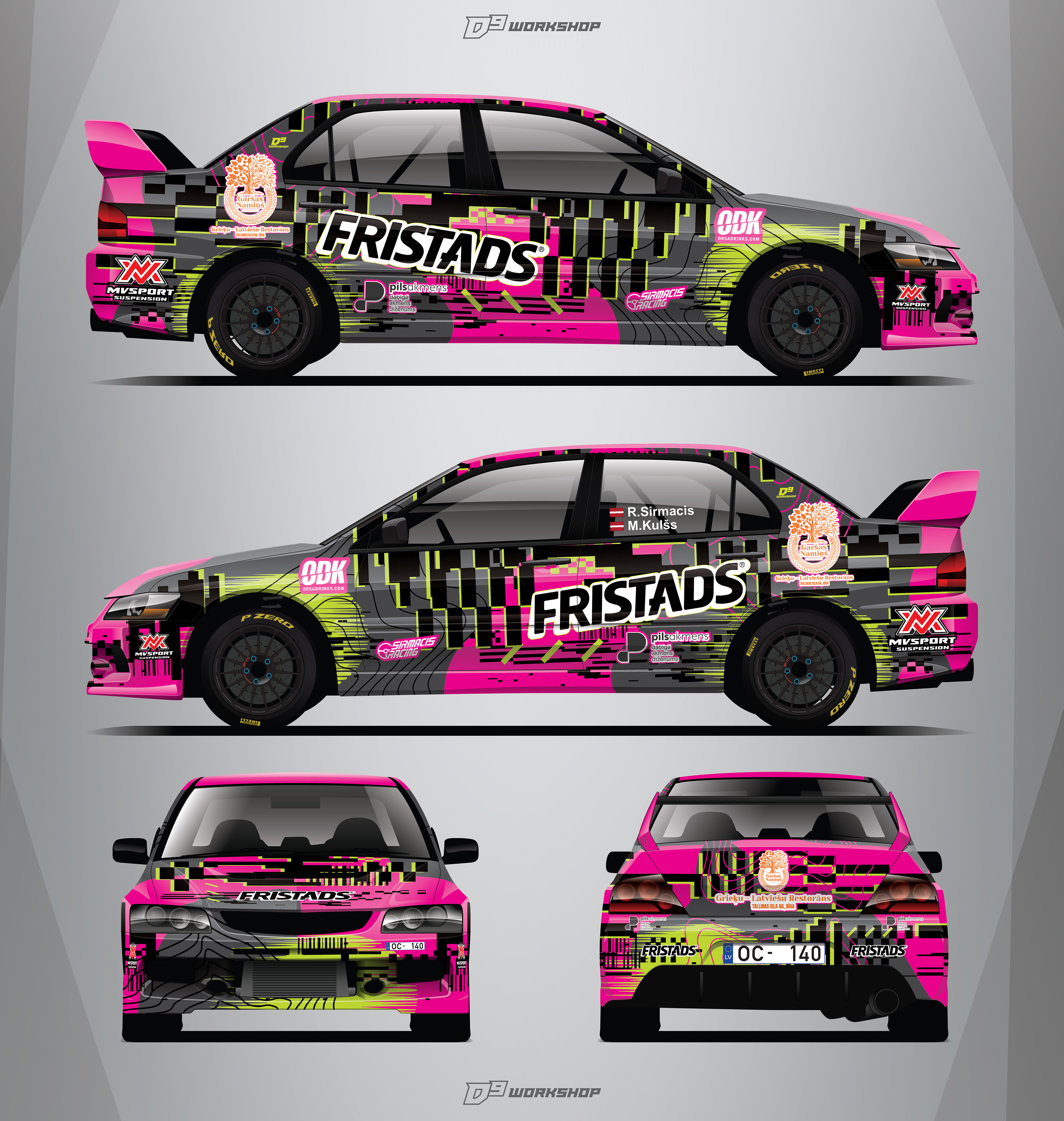 Rally car Livery / R. Sirmacis - M. Kulšs / 2026 